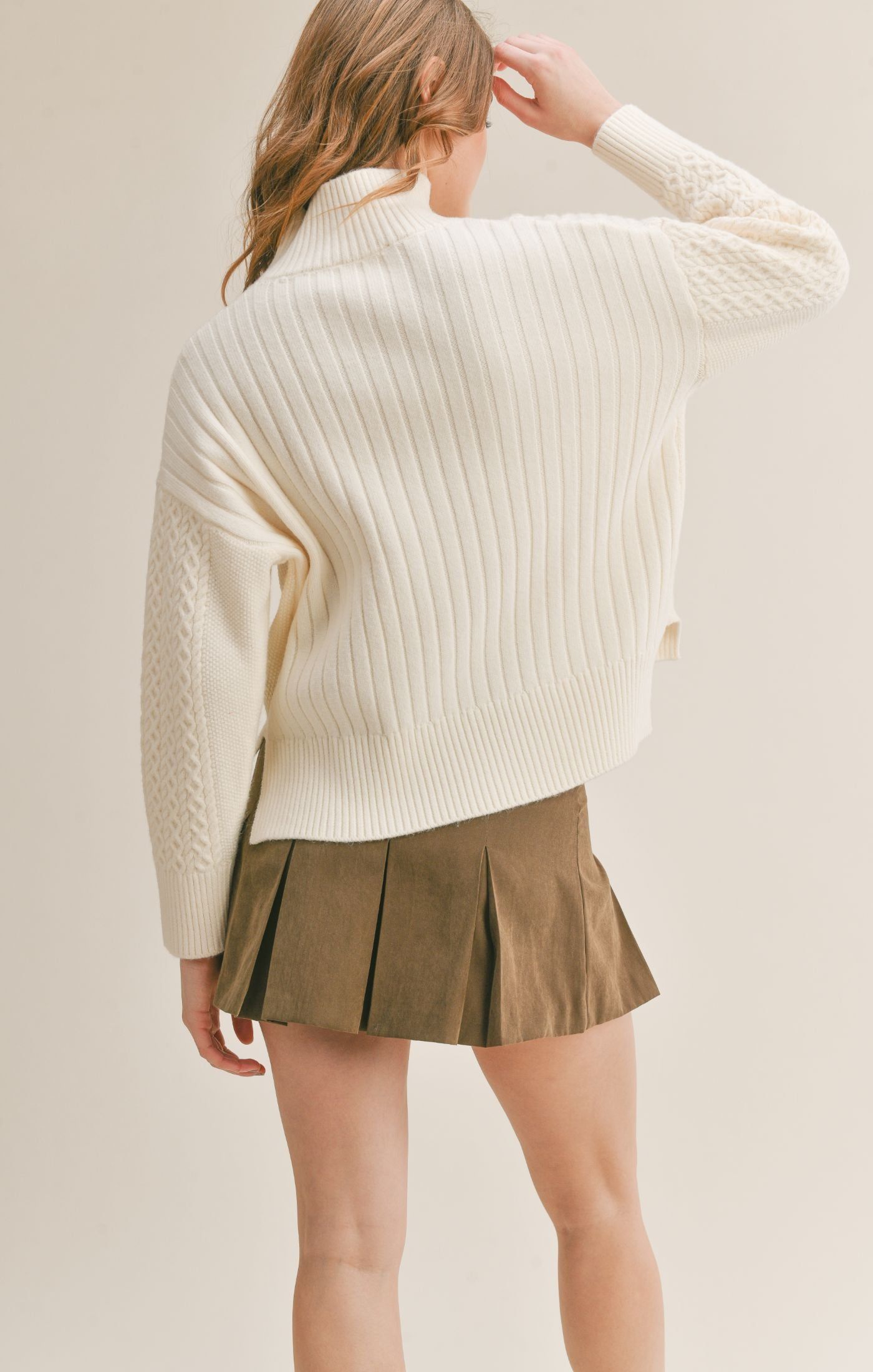 Liss Turtleneck Sweater sold by Sadie & Sage product image thumbnail 2