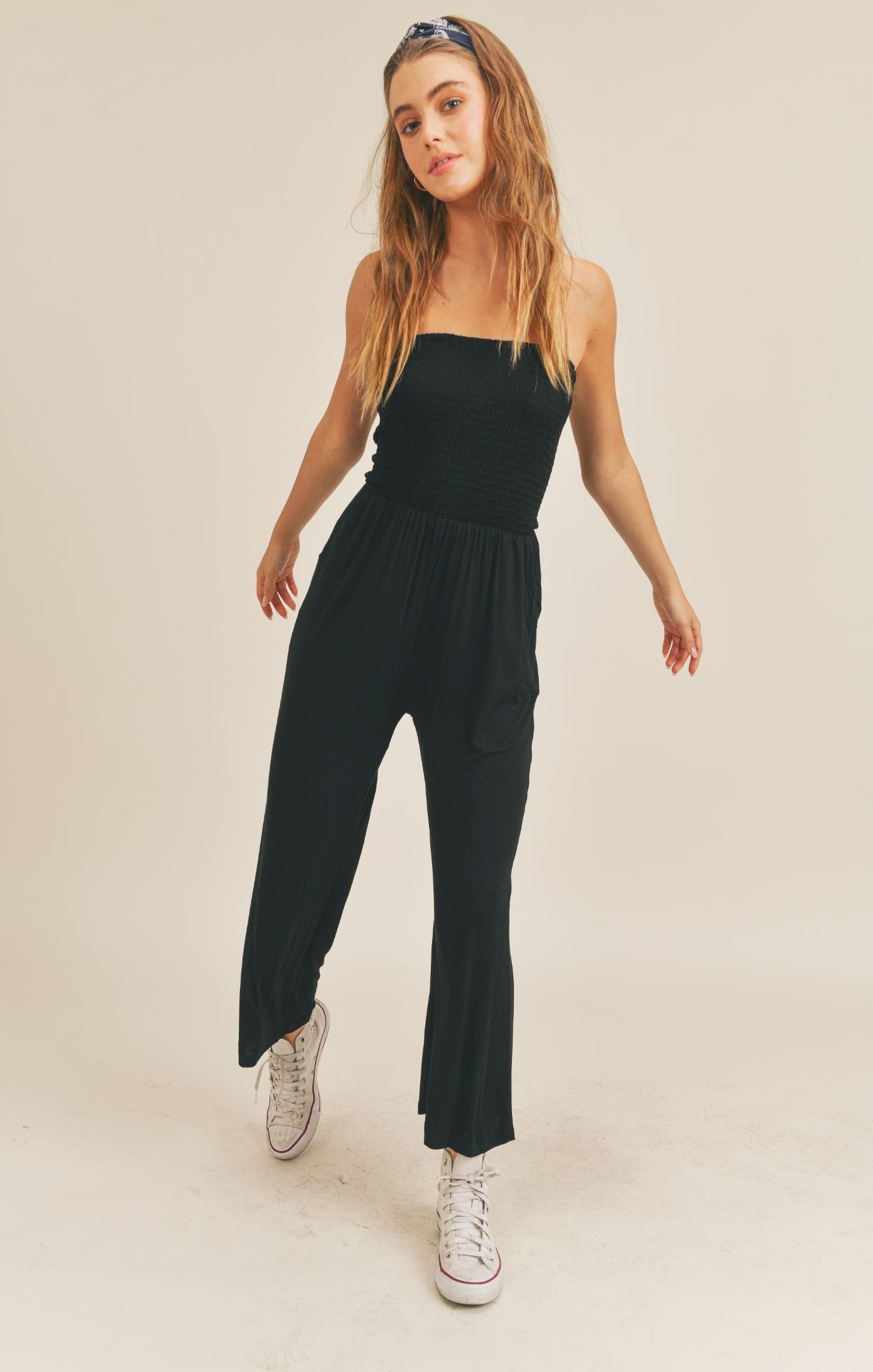 Late Lesiure Jumpsuit sold by Sadie & Sage product image thumbnail 4
