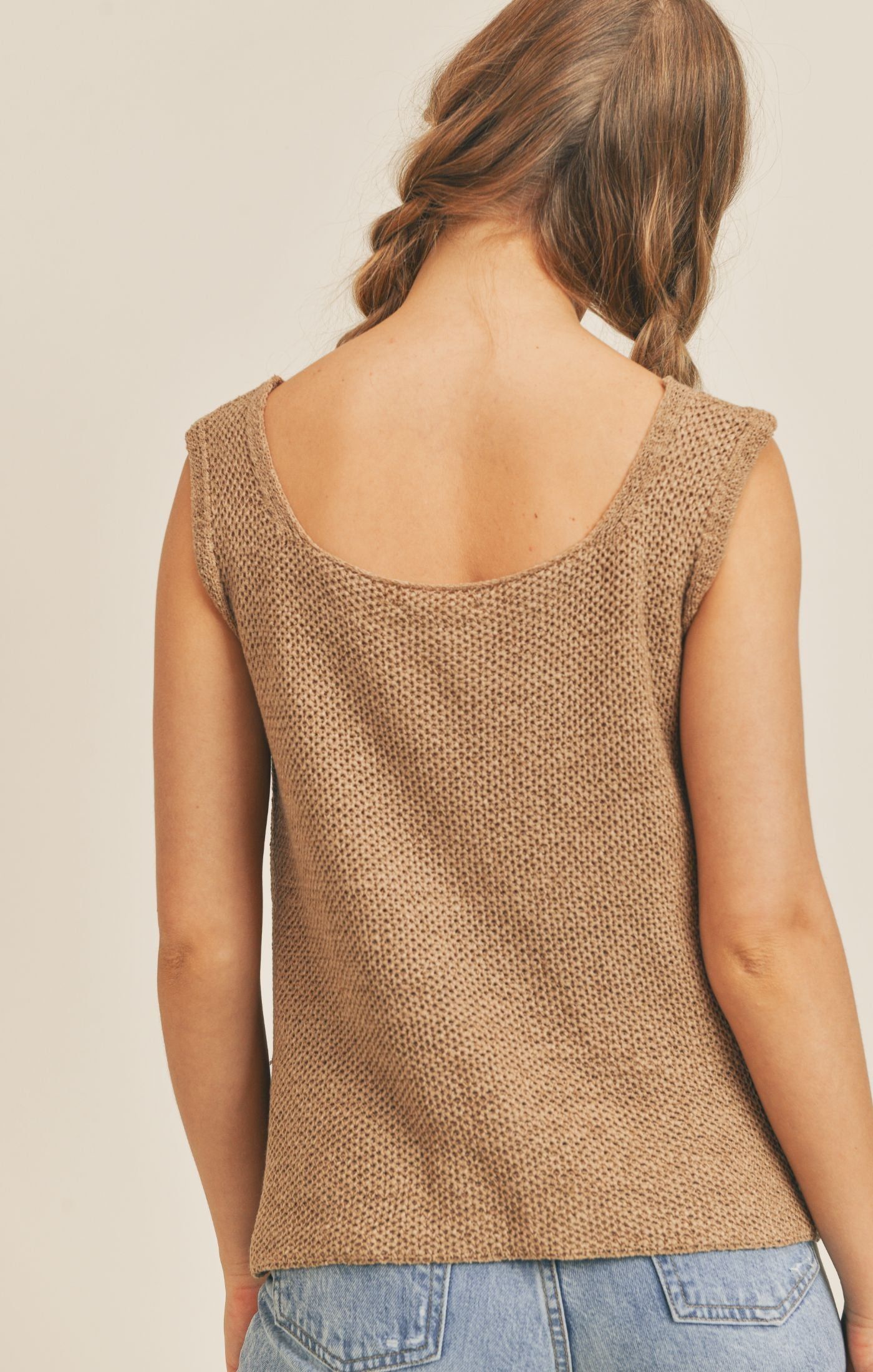 Easy Evening Sweater Tank sold by Sadie & Sage product image thumbnail 2