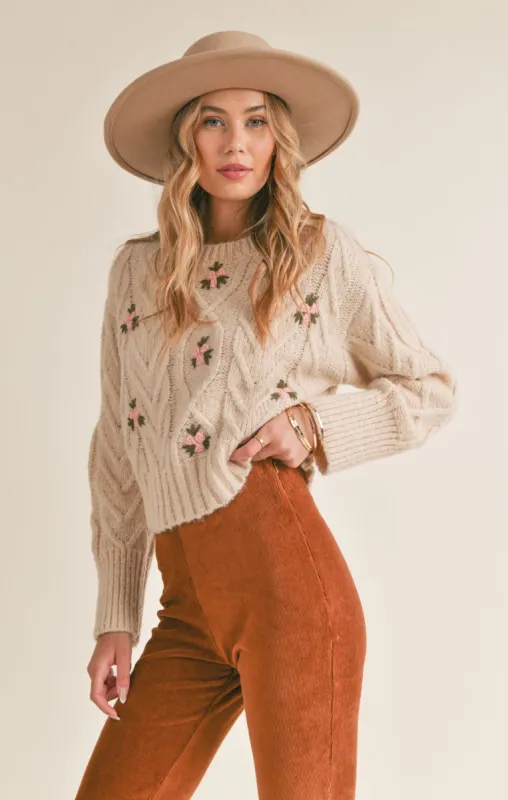 Bloom Of Youth Sweater sold by Sadie & Sage