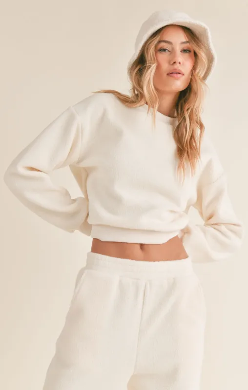 Chilly Nights Fleece Crewneck made by Sadie & Sage