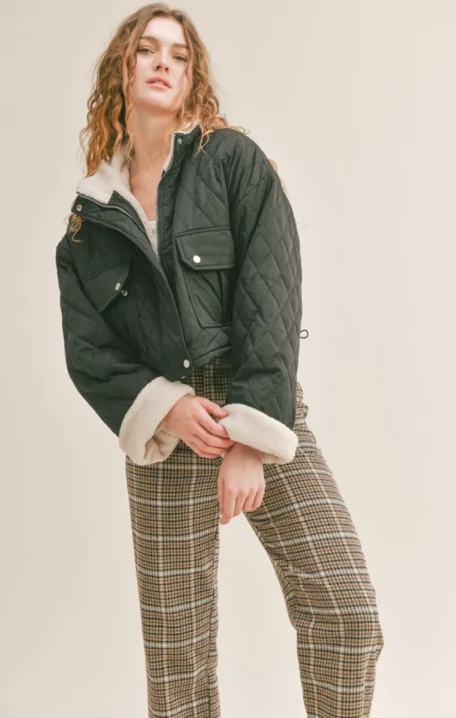 Ashton Quilted Jacket sold by Sadie & Sage