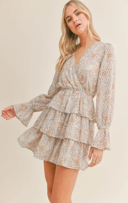 Golden Girl Mini Dress sold by Sadie & Sage