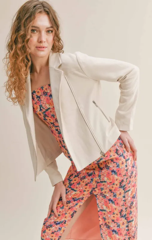 Candlelit Suede Jacket sold by Sadie & Sage