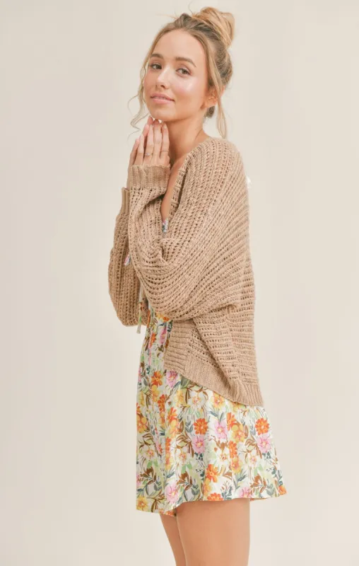 Kona Coffee Cardigan sold by Sadie & Sage