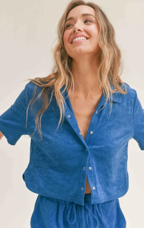 Pool Day Terry Shirt sold by Sadie & Sage