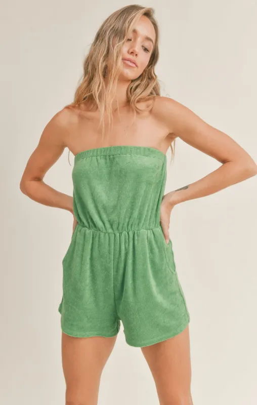 Lush Terry Romper sold by Sadie & Sage