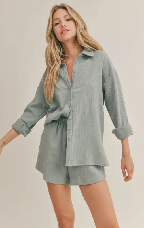 Blue Belle Top sold by Sadie & Sage