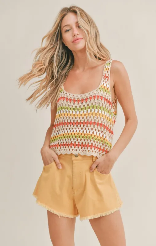 Colorful Aura Top sold by Sadie & Sage