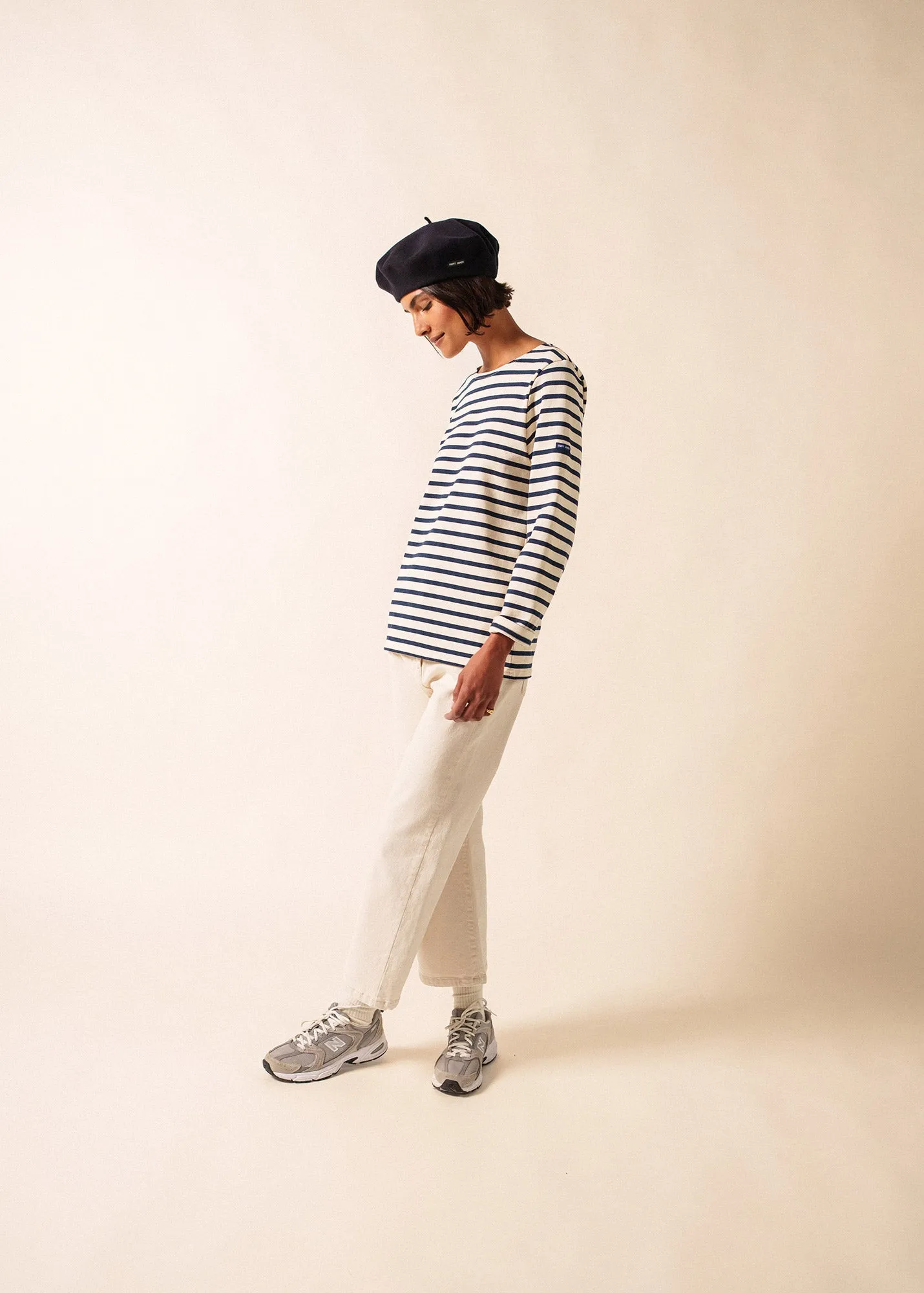 Méridien Breton shirt (ECRU/MARINE) sold by Saint James product image thumbnail 4