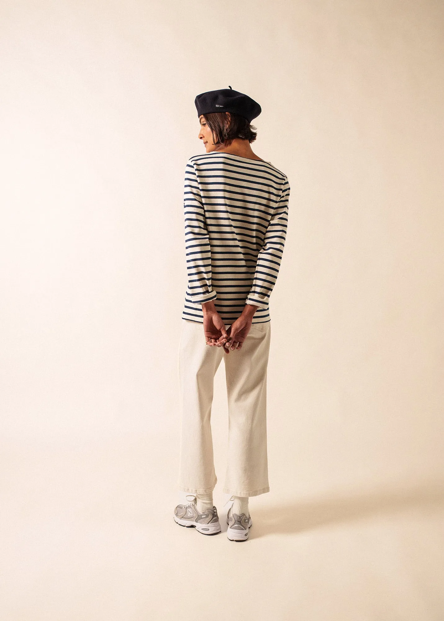 Méridien Breton shirt (ECRU/MARINE) sold by Saint James product image thumbnail 5