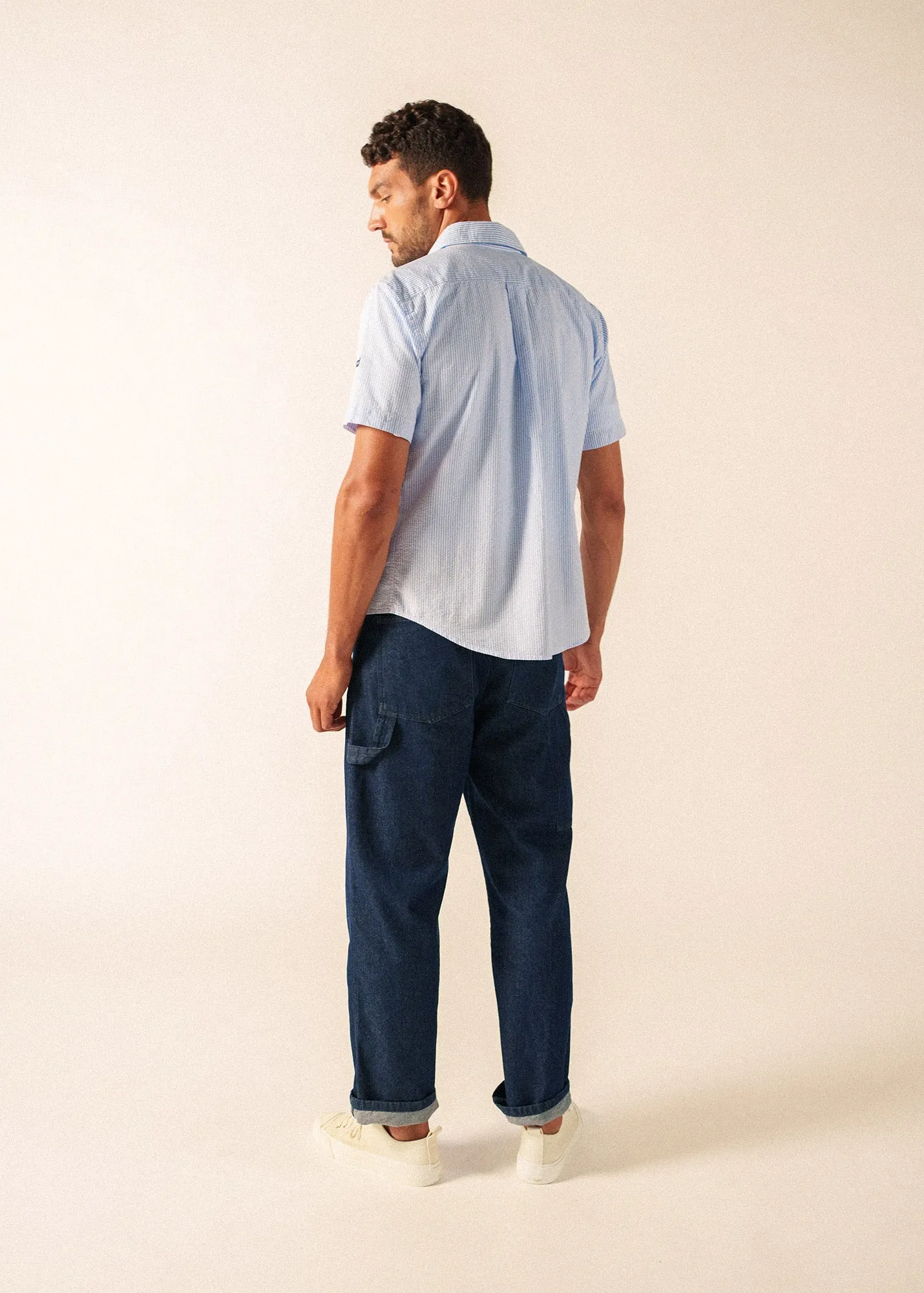 Chemise Jack (BLEU/BLANC) sold by Saint James product image thumbnail 2