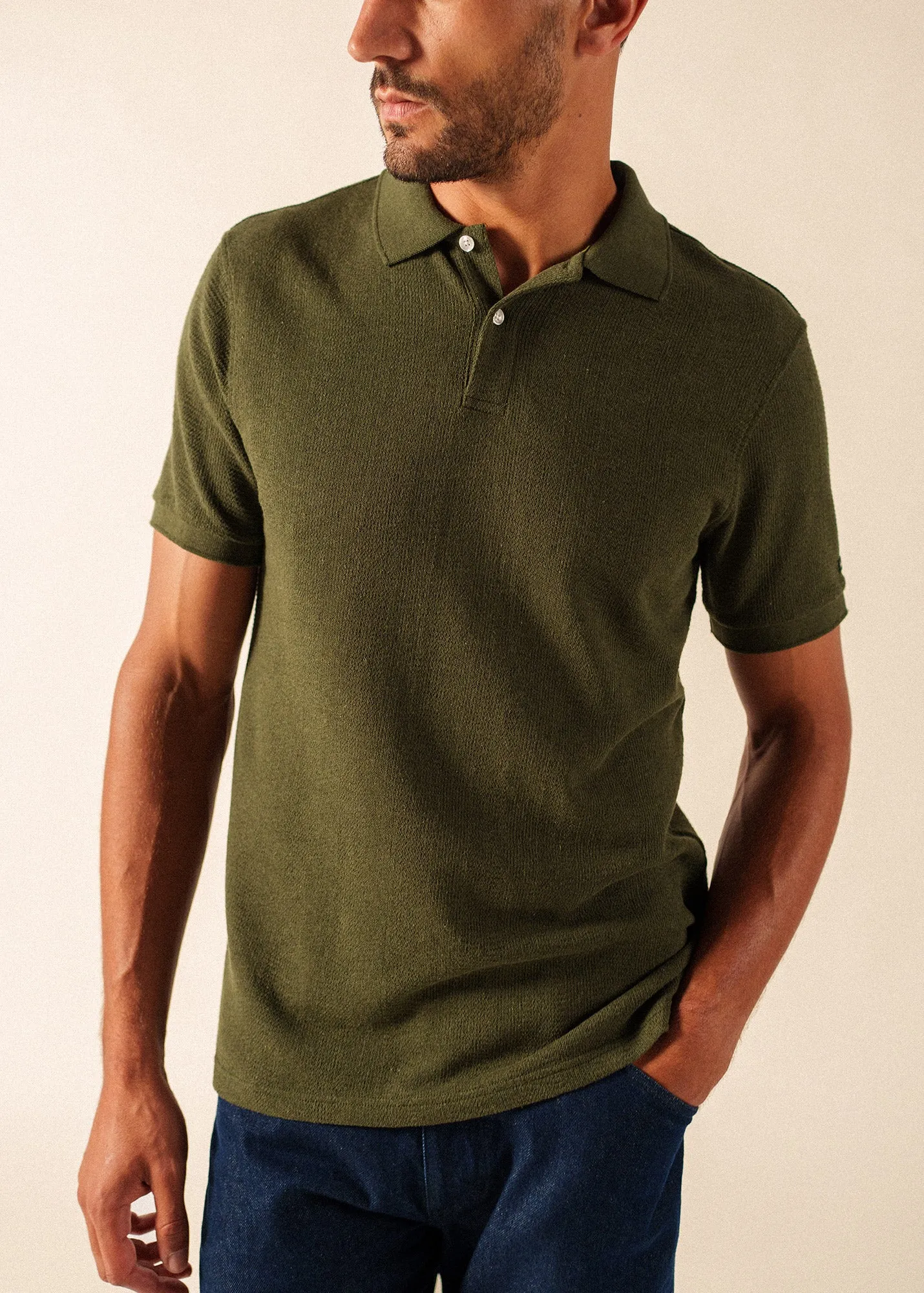Polo Ruben (ALGUE FONCE) sold by Saint James product image thumbnail 4