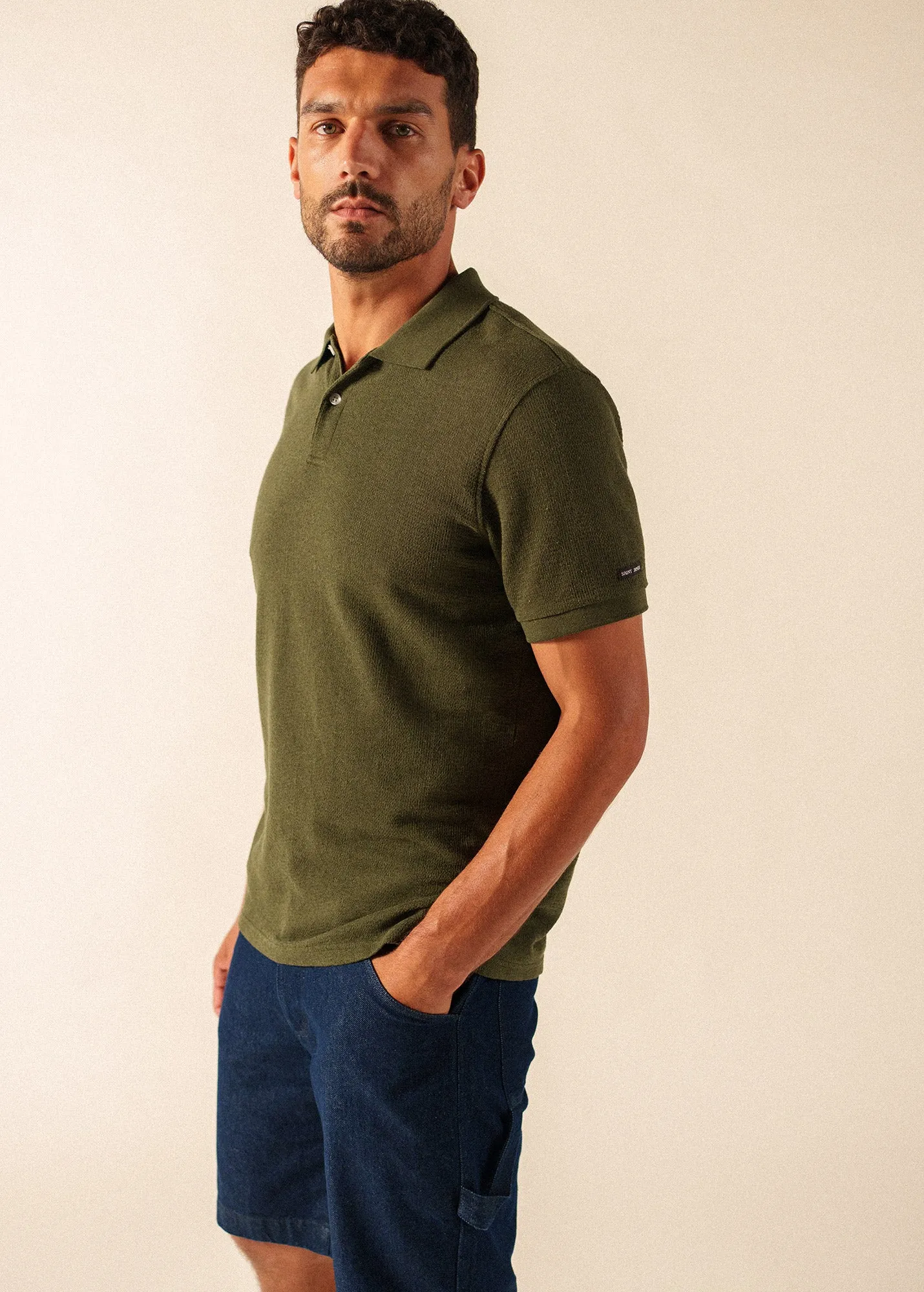 Polo Ruben (ALGUE FONCE) sold by Saint James product image thumbnail 3