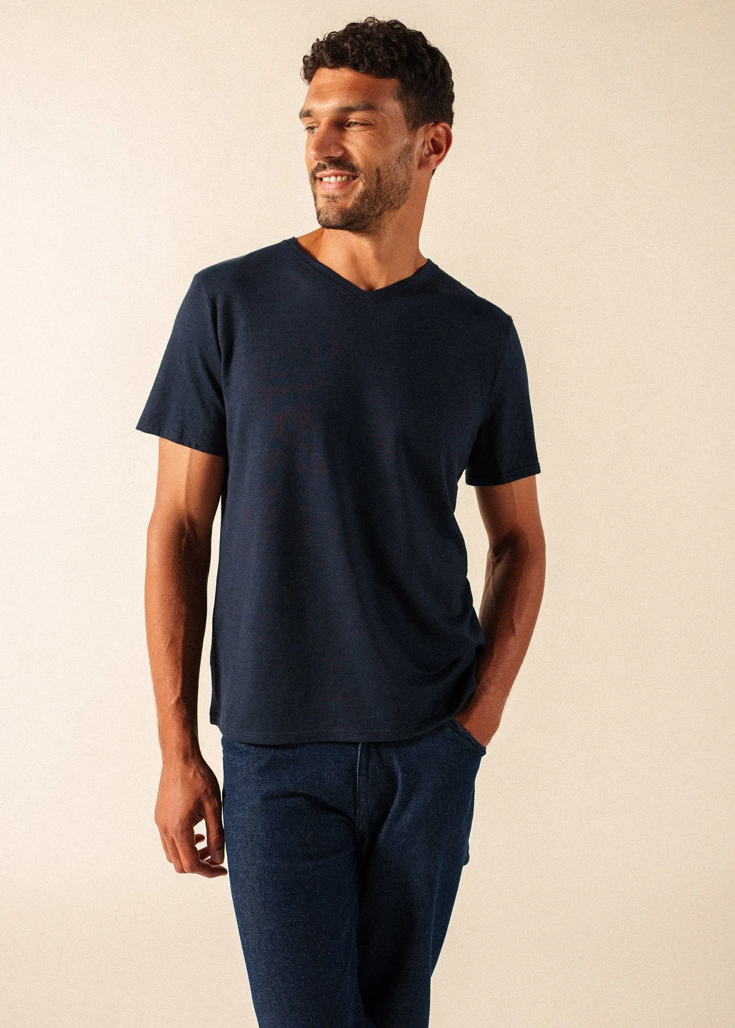 T-shirt Roubaix (MARINE) sold by Saint James product image thumbnail 3