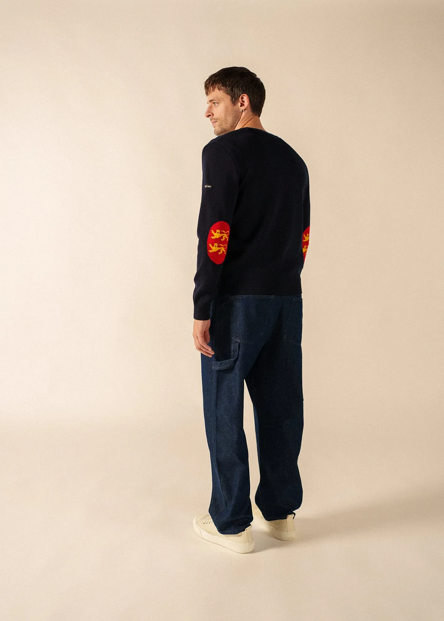Cardigan coudières (NAVY/NORMANDIE) sold by Saint James product image thumbnail 2