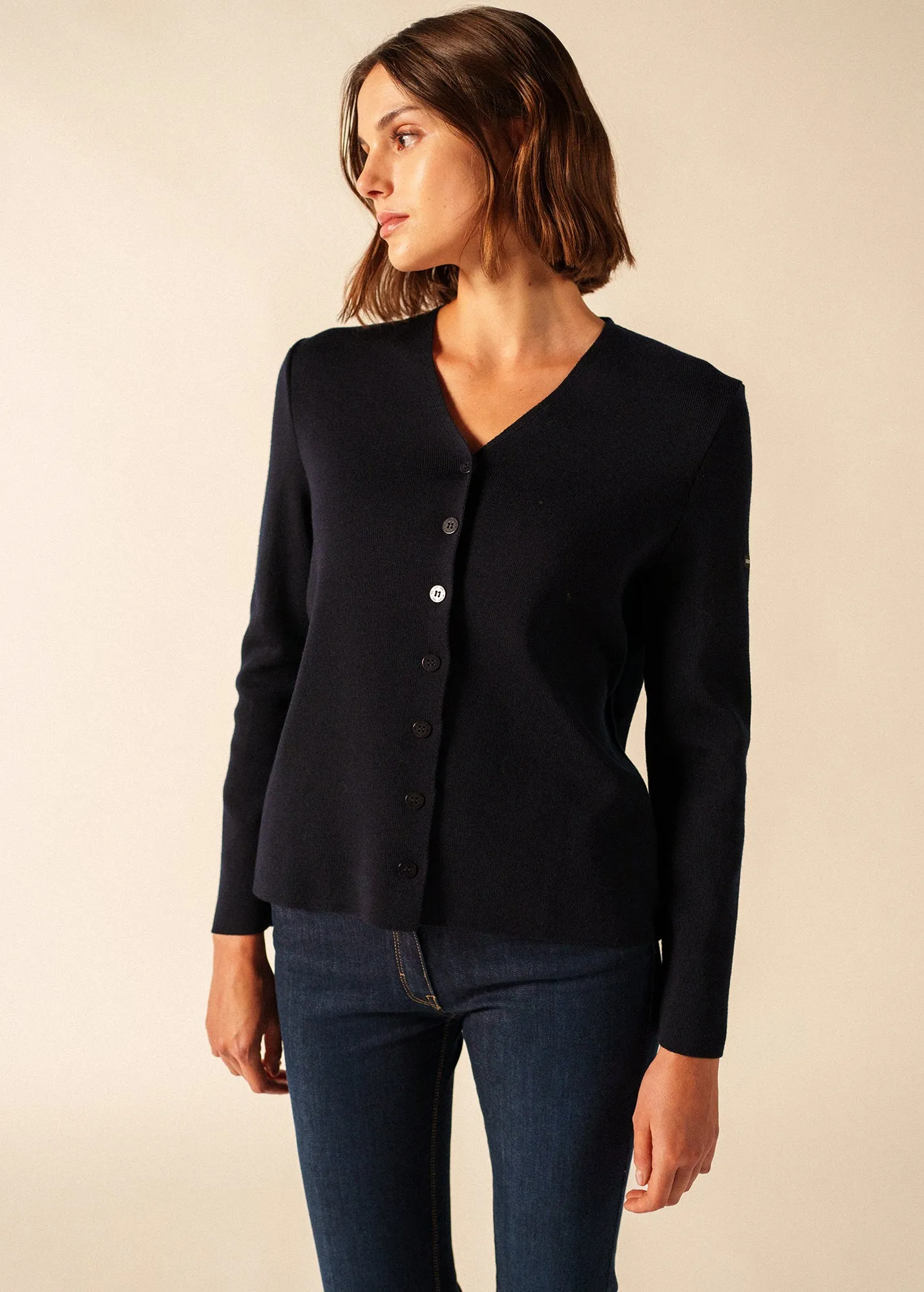 Gilet Brévands (NAVY) sold by Saint James product image thumbnail 3