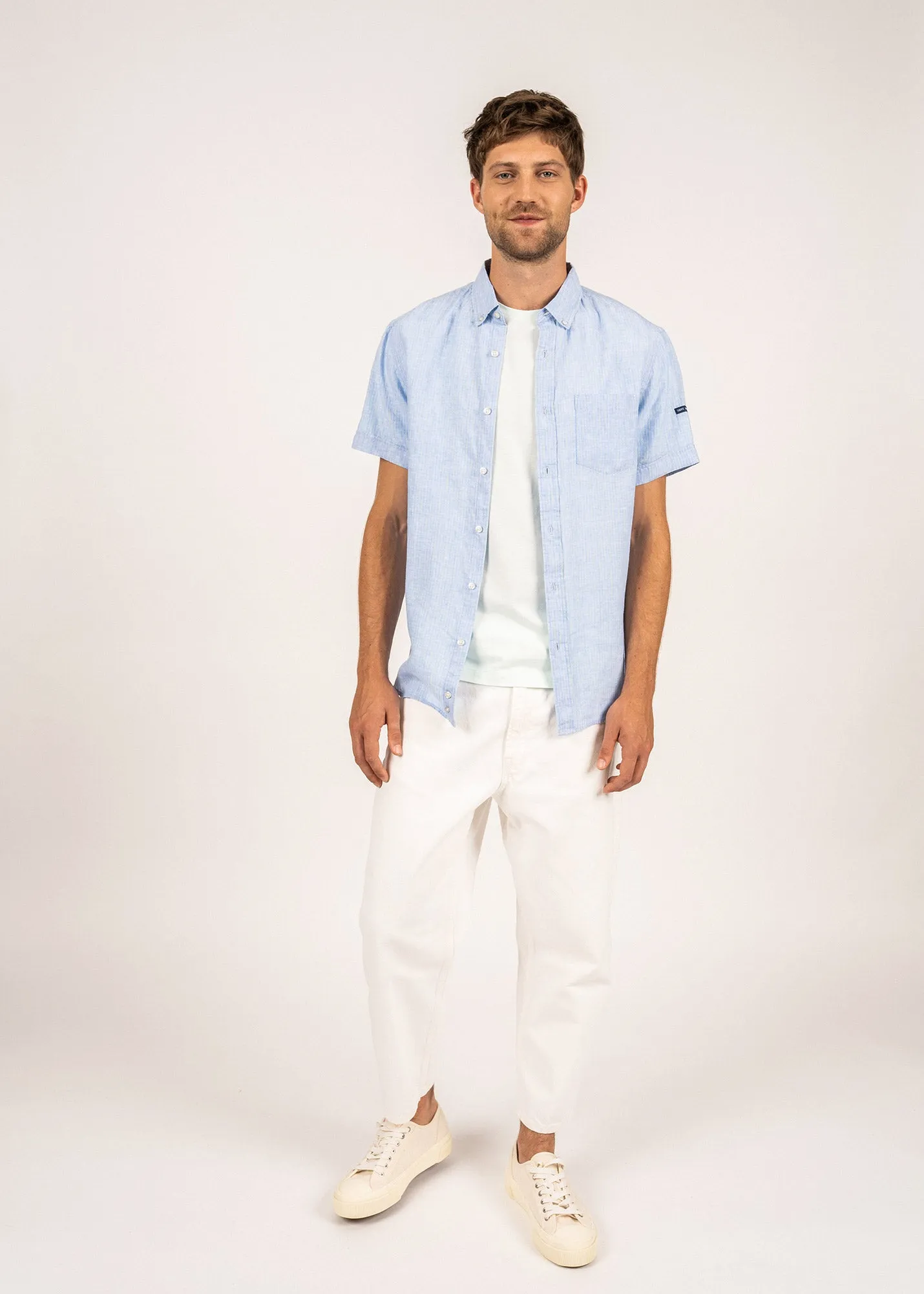 Chemise Clément (CIEL/SUN) sold by Saint James product image thumbnail 3