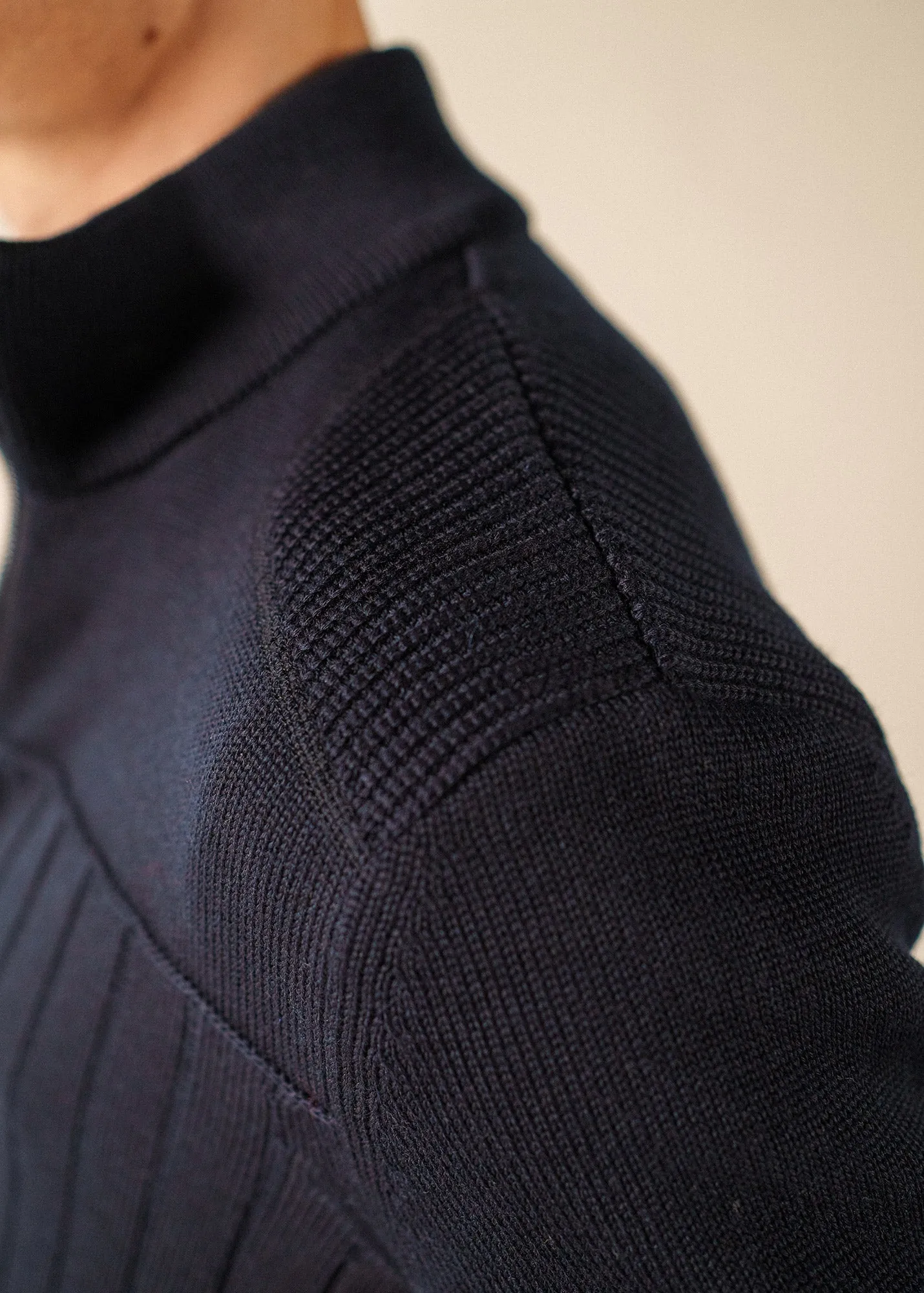 Gilet Calypso Réédit (NAVY/BLANC) sold by Saint James product image thumbnail 4
