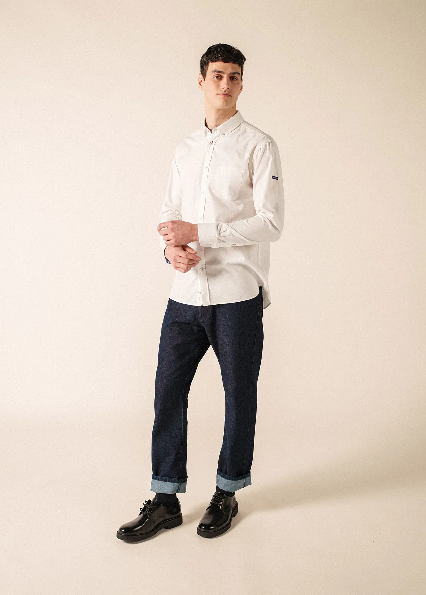 Chemise Oran (BLANC) sold by Saint James