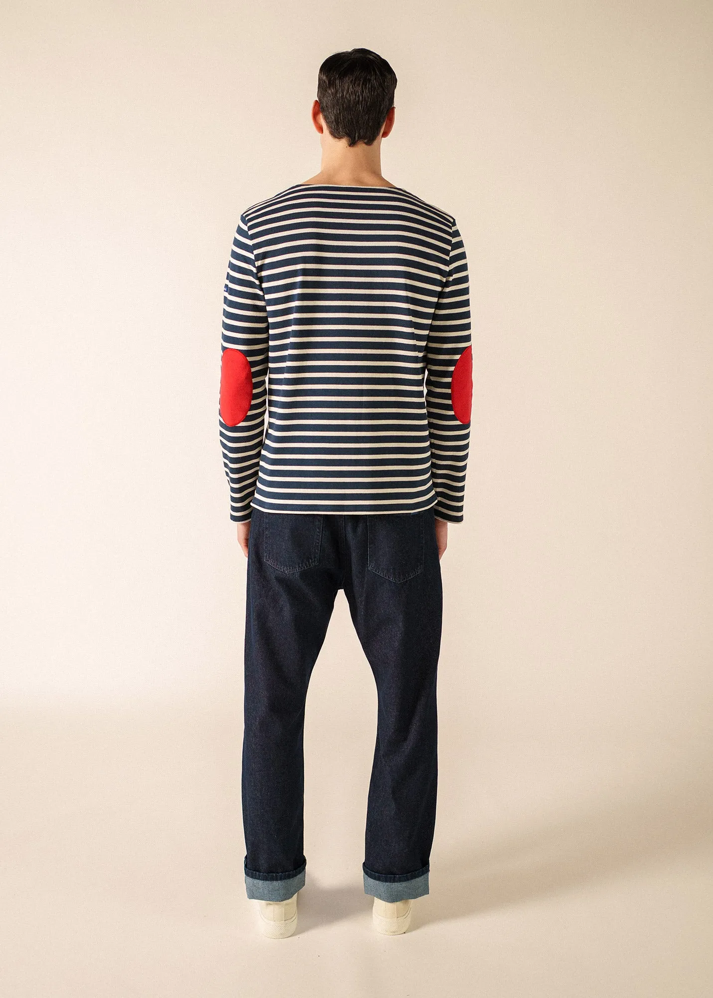 Marinière Méridien coudères (MARINE/ECRU/TULIPE) sold by Saint James product image thumbnail 2