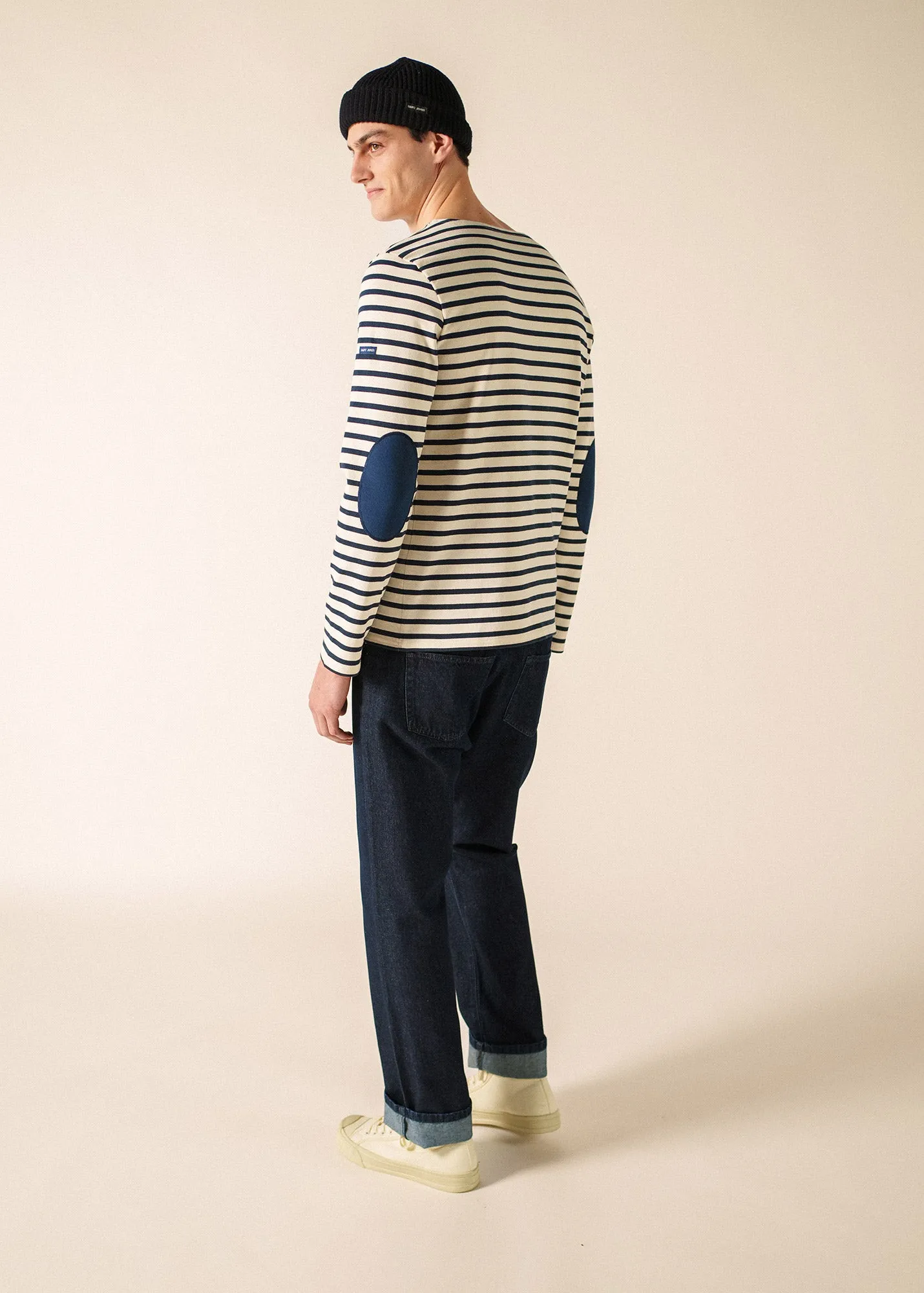 Marinière Méridien coudères (ECRU/MARINE/MARINE) sold by Saint James product image thumbnail 2