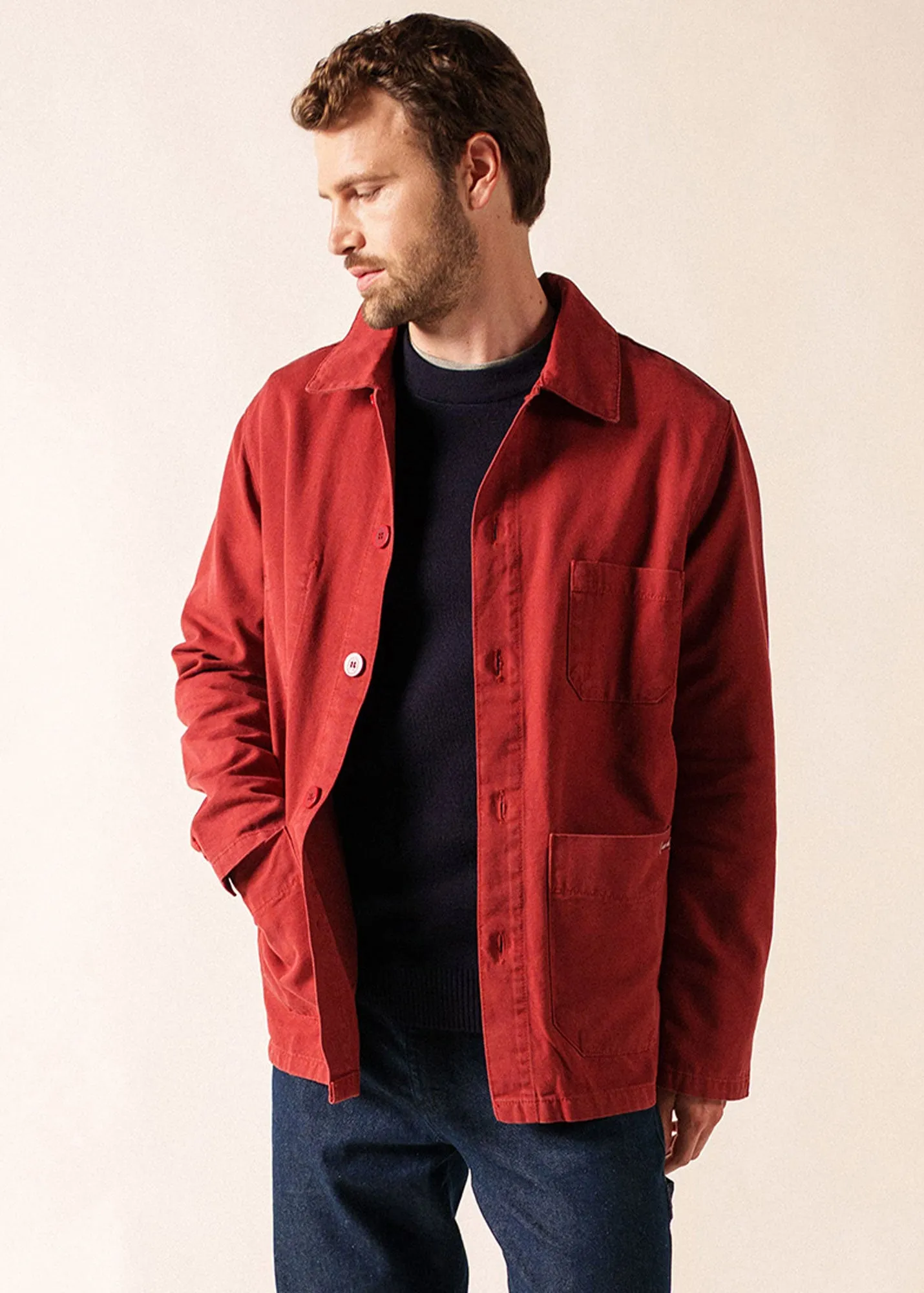 Veste Sirocco (BRIQUE) sold by Saint James product image thumbnail 3