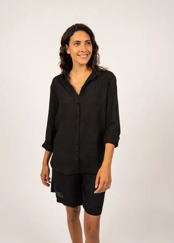 Chemise Rebecca (NOIR) made by Saint James