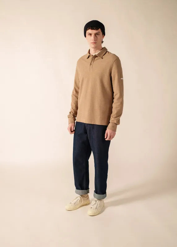 Polo Milo (BEIGE FONCE) made by Saint James