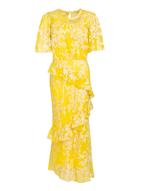 Vida B Dress in Bright Lemon sold by SALONI