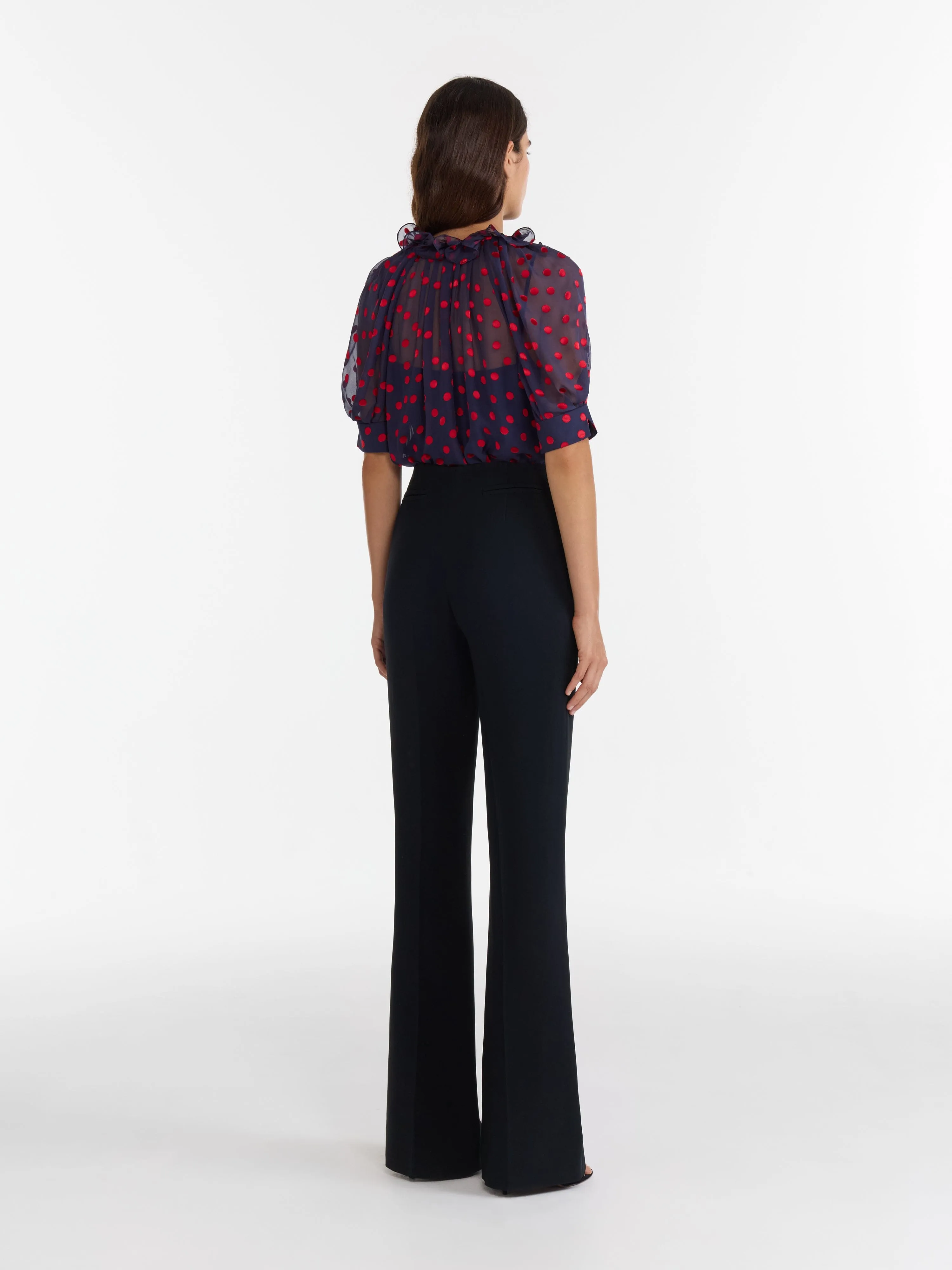 Josie Top in Navy Bright Rouge sold by SALONI product image thumbnail 4