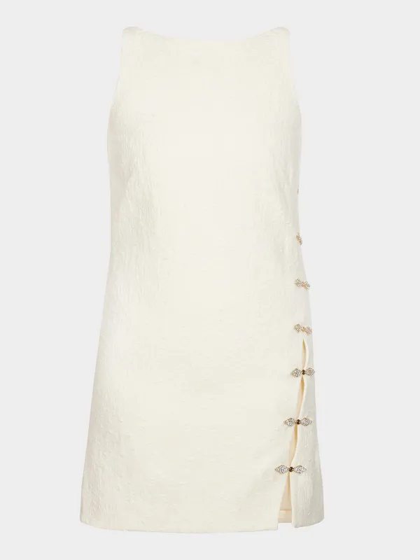 Alba Dress in Ivory sold by SALONI