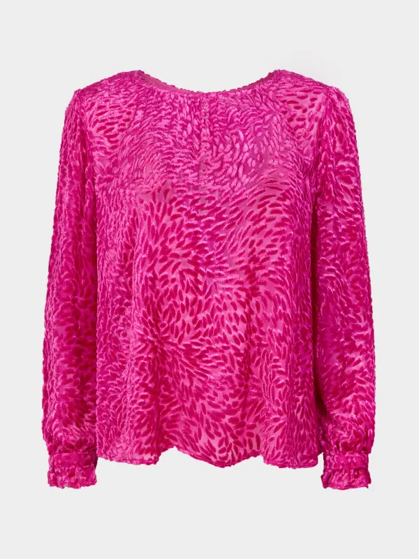 Astrid Top in Orchid sold by SALONI