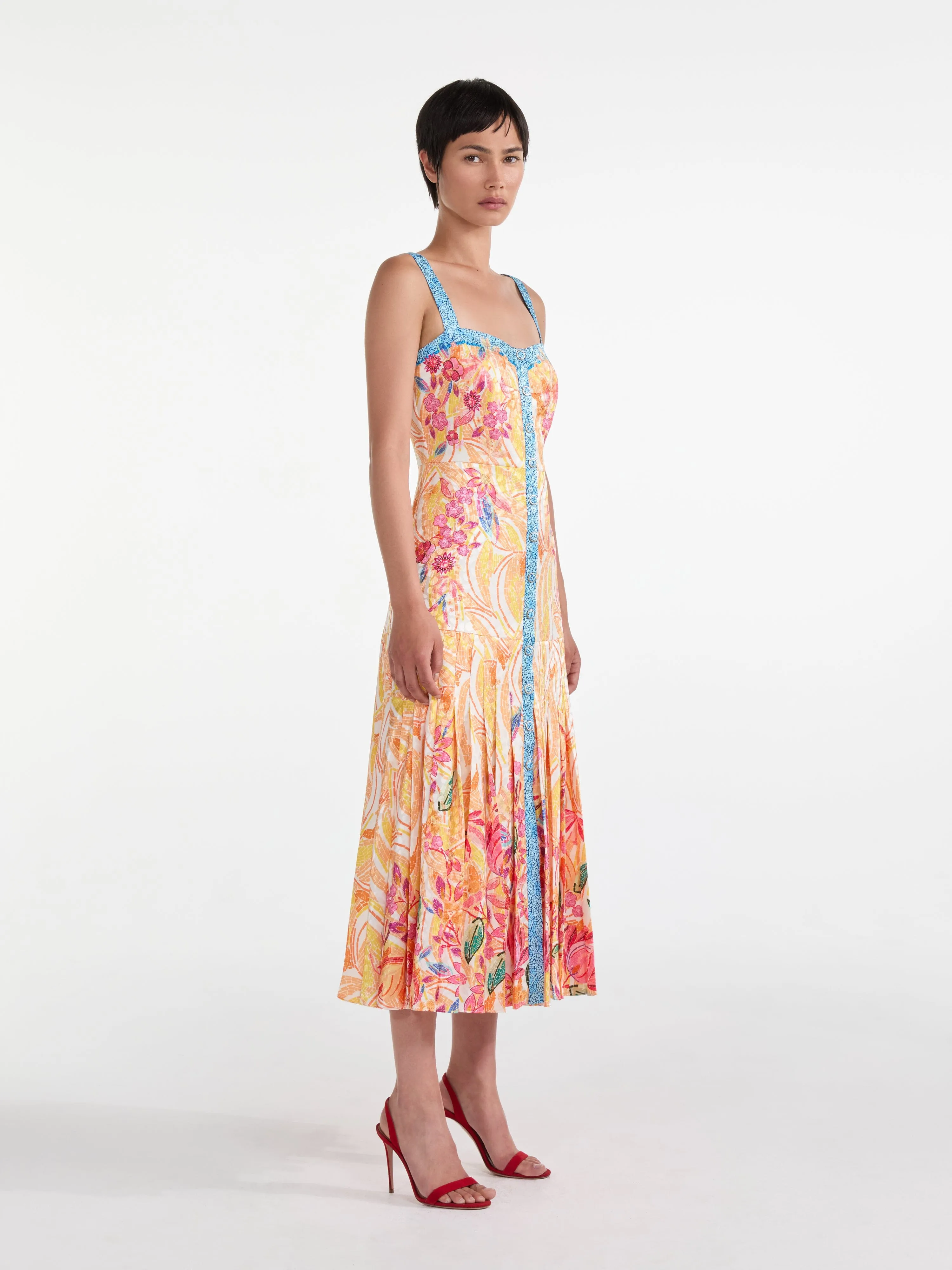 Karen Dress in Mosaic Garden sold by SALONI product image thumbnail 3