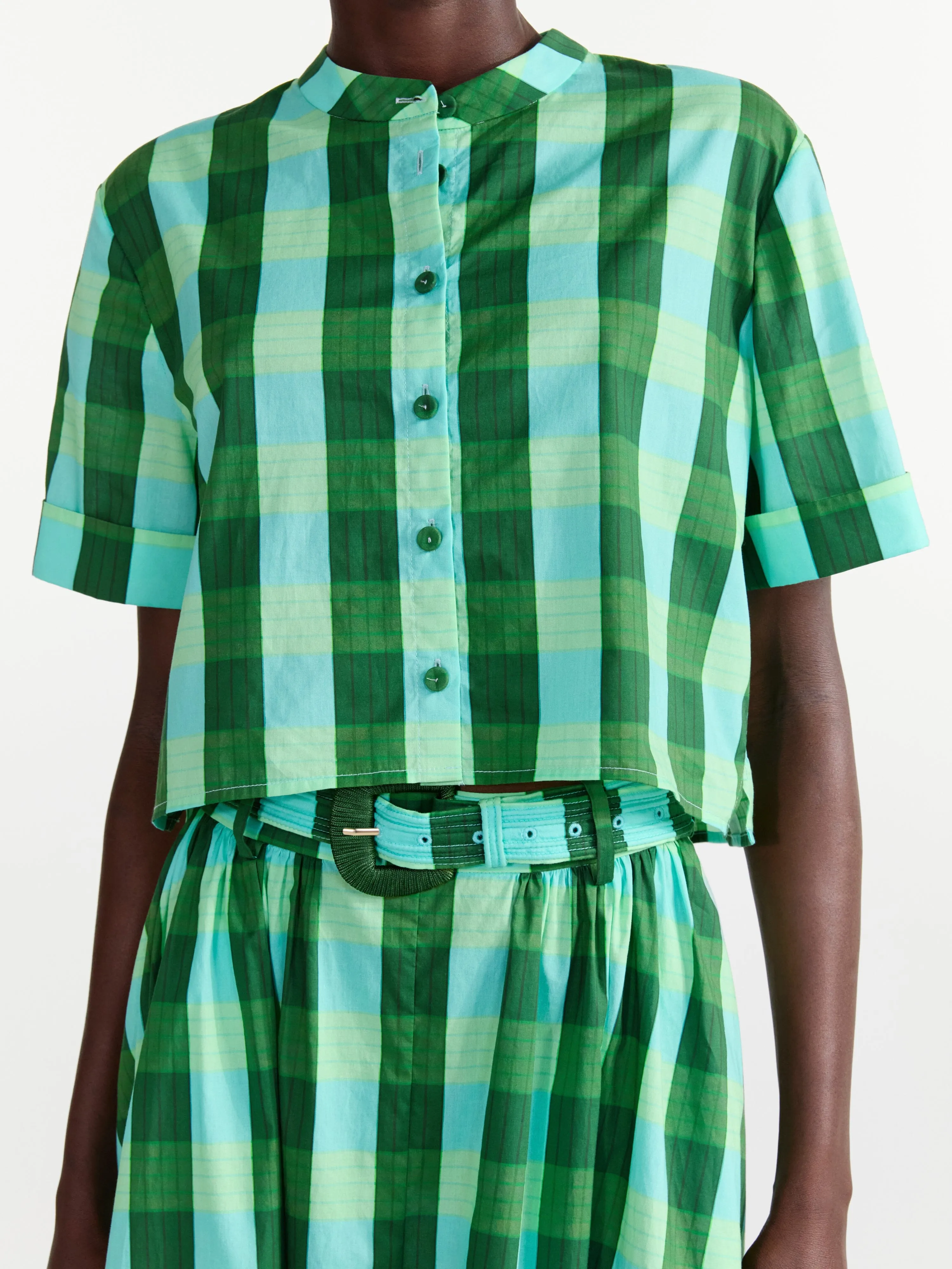 Jude B Shirt in Banji Garden sold by SALONI product image thumbnail 5