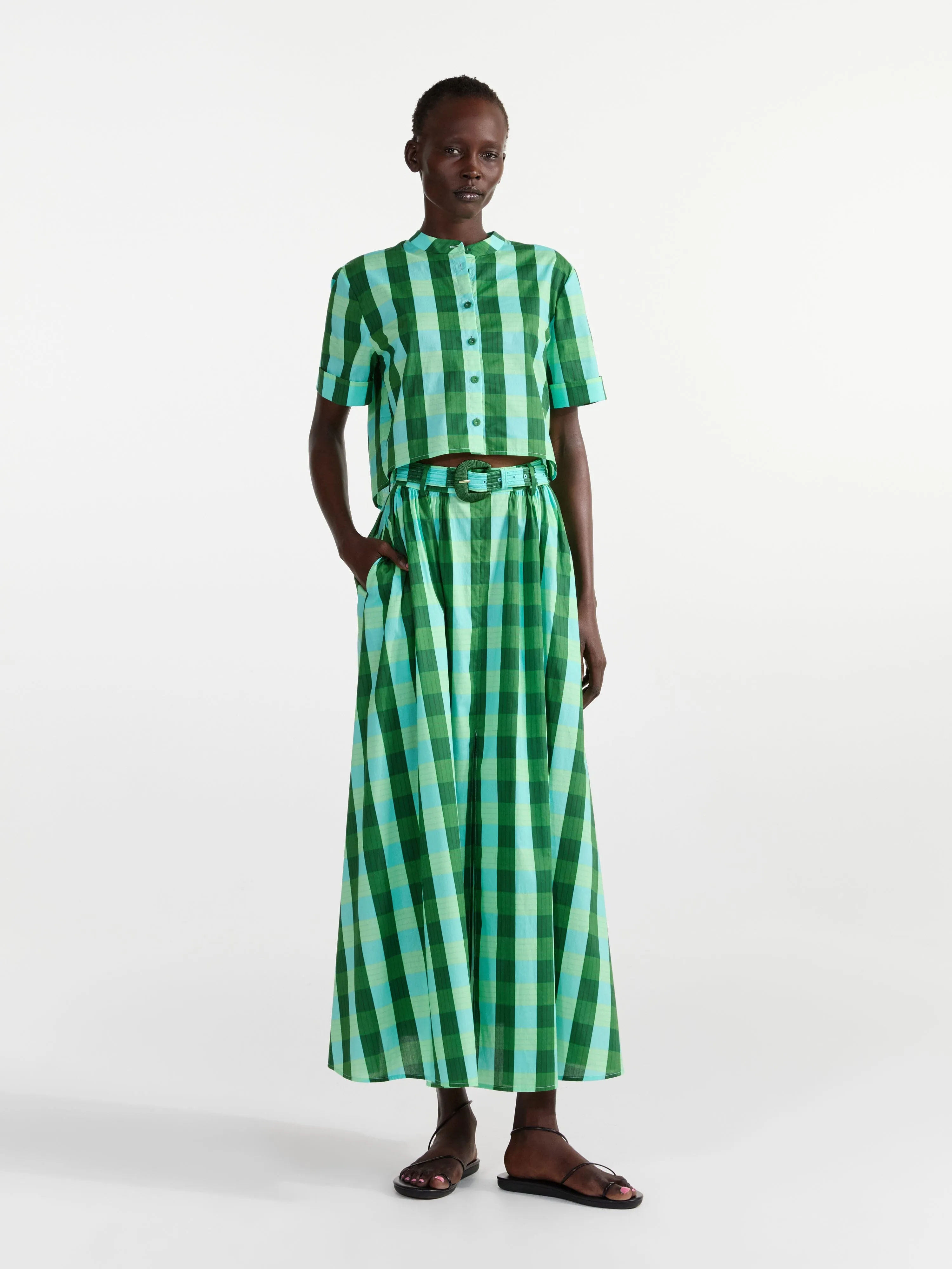 Jude B Shirt in Banji Garden sold by SALONI product image thumbnail 3