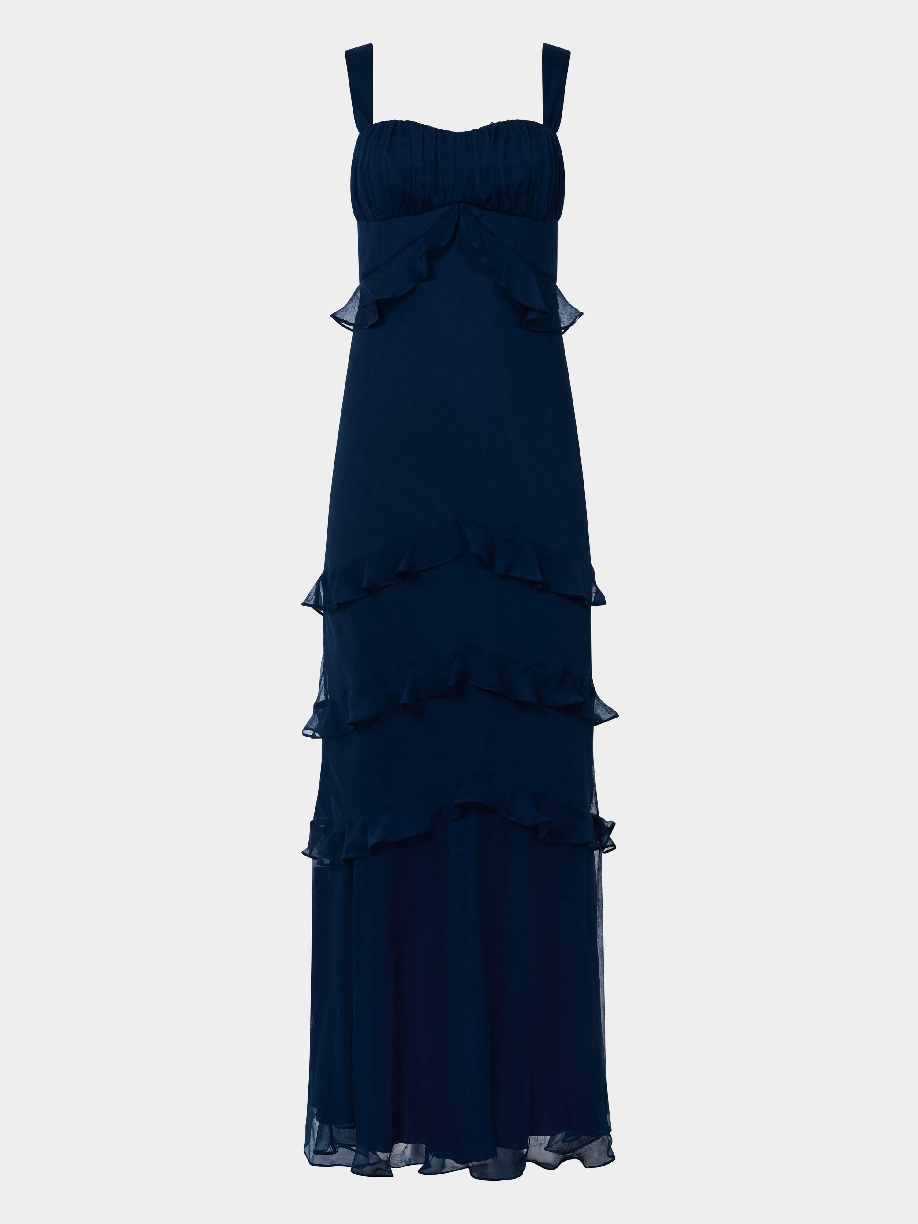 Chandra Dress in Navy sold by SALONI