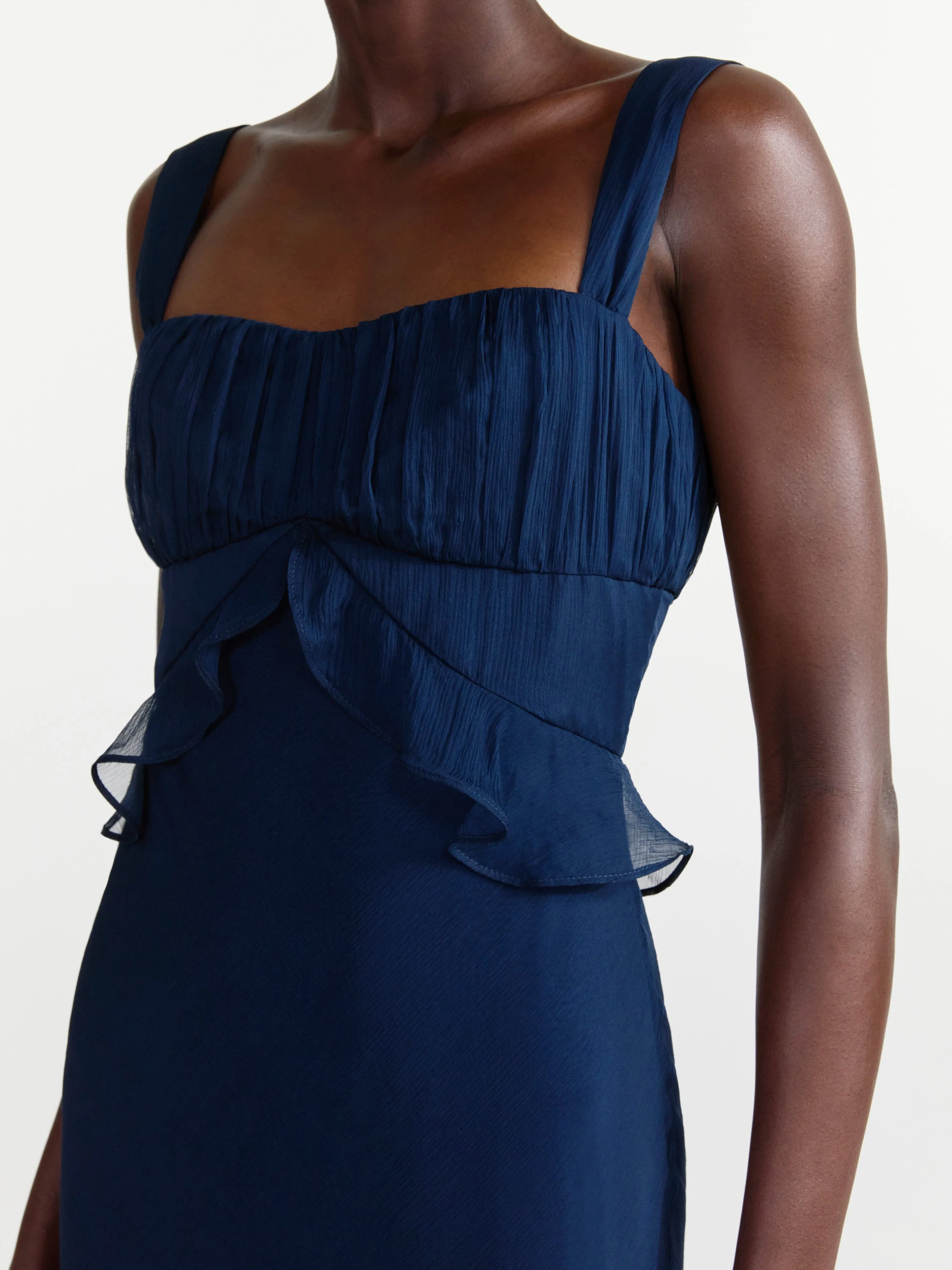 Chandra Dress in Navy sold by SALONI product image thumbnail 5