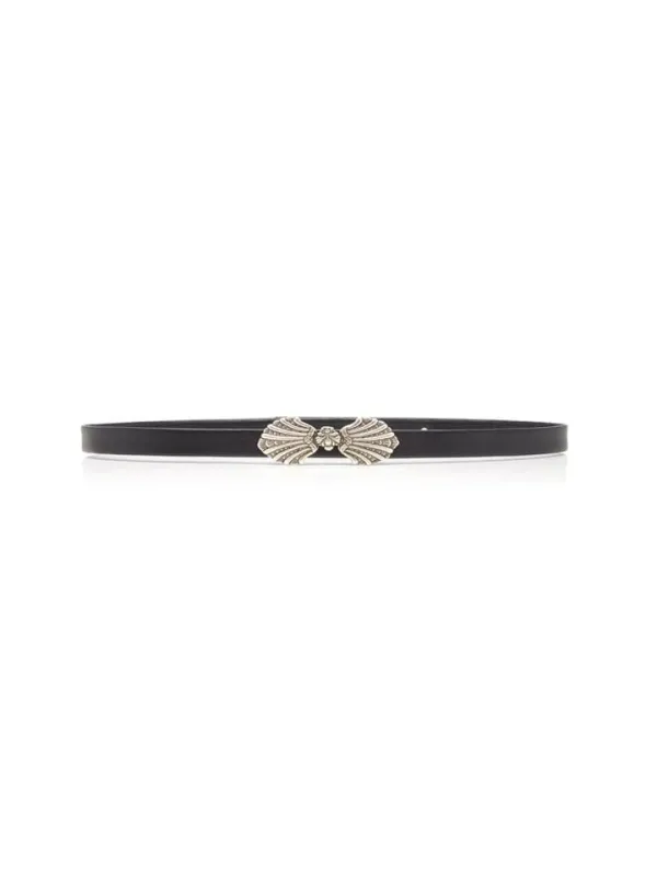 Venyx Shell Belt in Black sold by SALONI