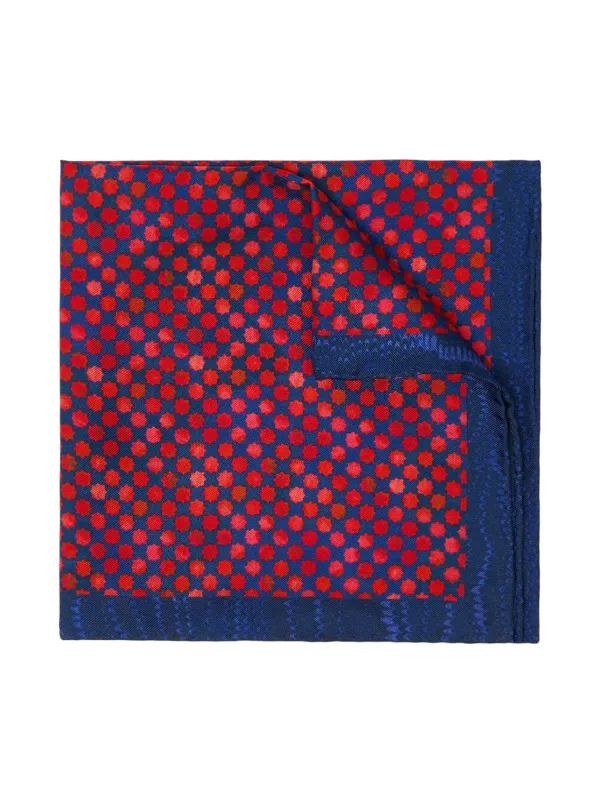 Men's Pocket Square in Cherry Cactus sold by SALONI