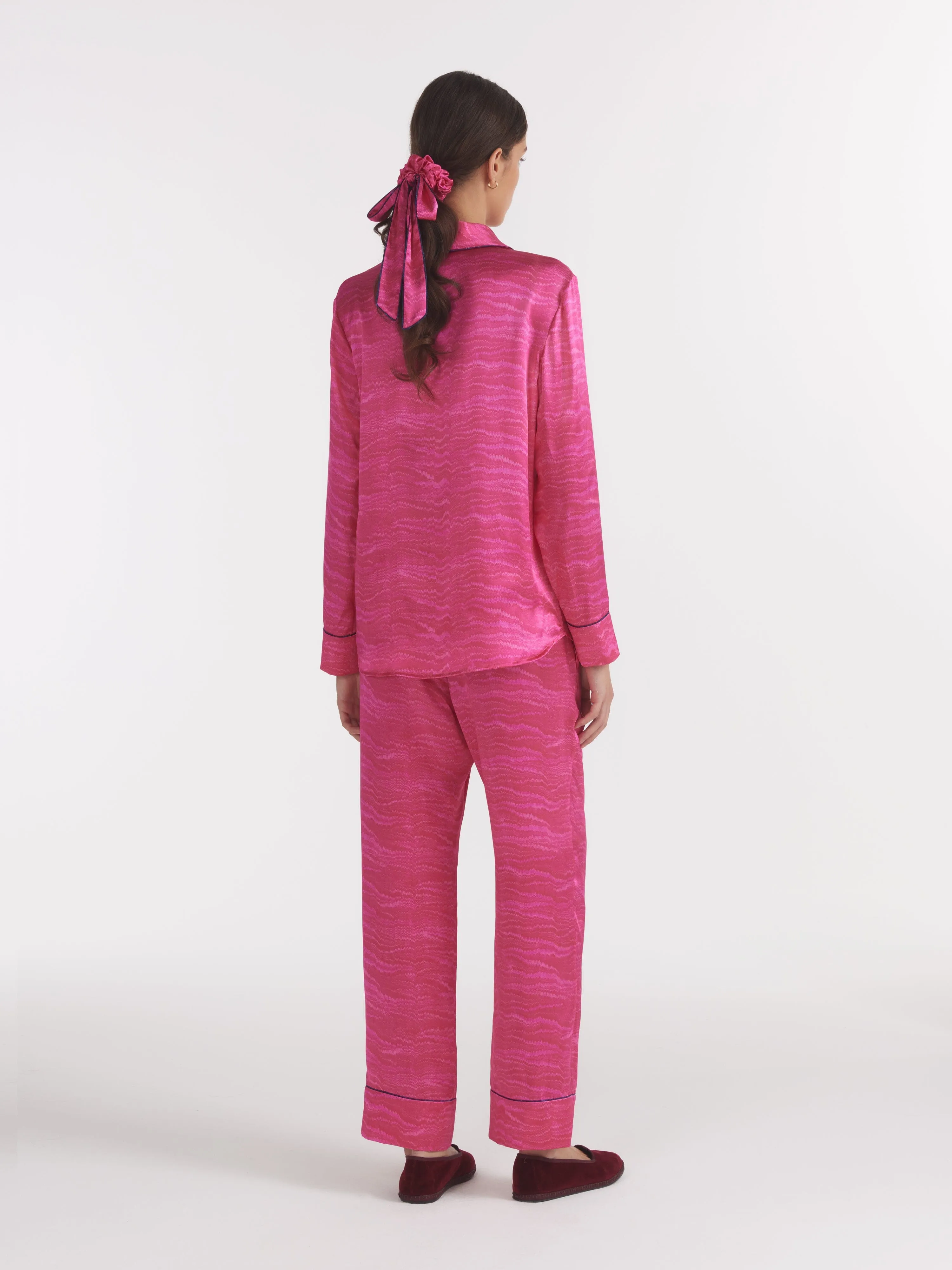 Women's Lounge PJ Set in Pink Marbling sold by SALONI product image thumbnail 4