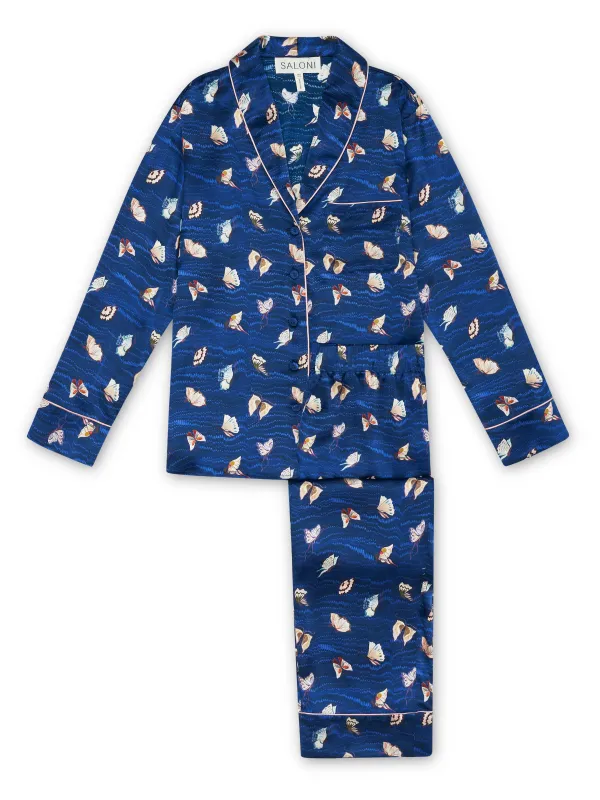 Women's Lounge PJ Set in Butterfly House sold by SALONI