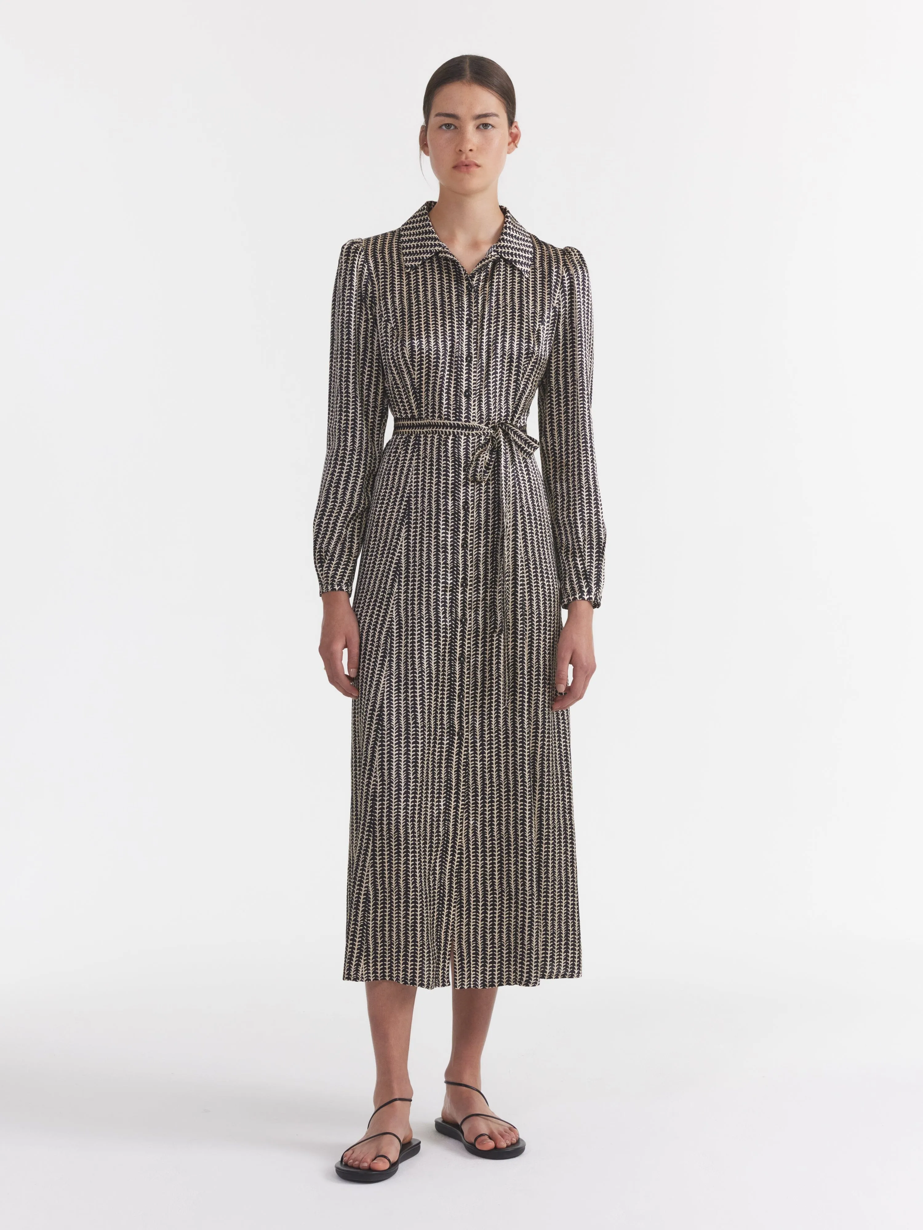 Vanessa-B Dress in Stem Noir Small sold by SALONI product image thumbnail 2