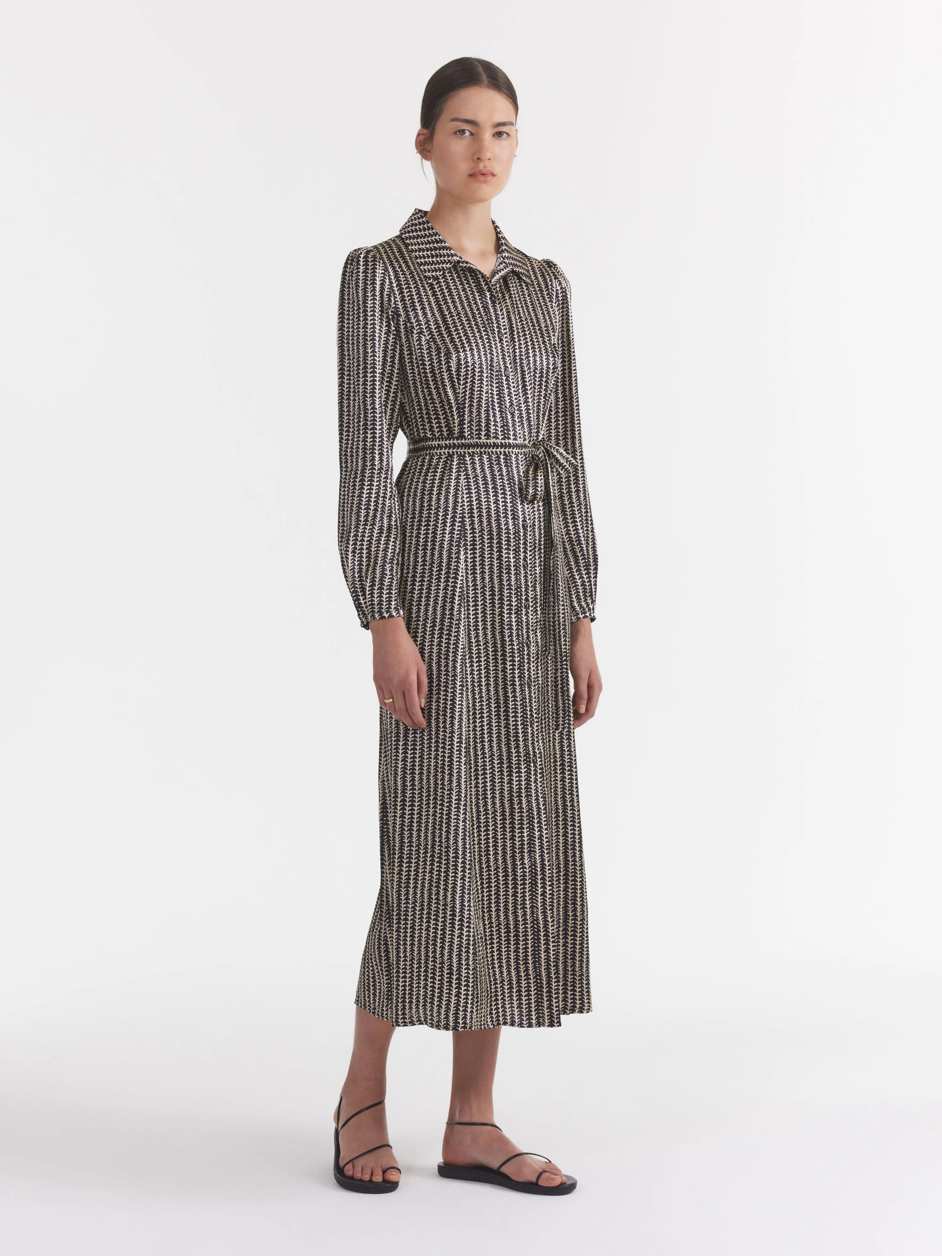 Vanessa-B Dress in Stem Noir Small sold by SALONI product image thumbnail 3