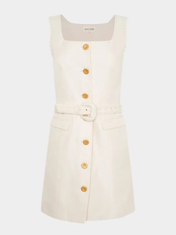 Mika Dress in Cream sold by SALONI