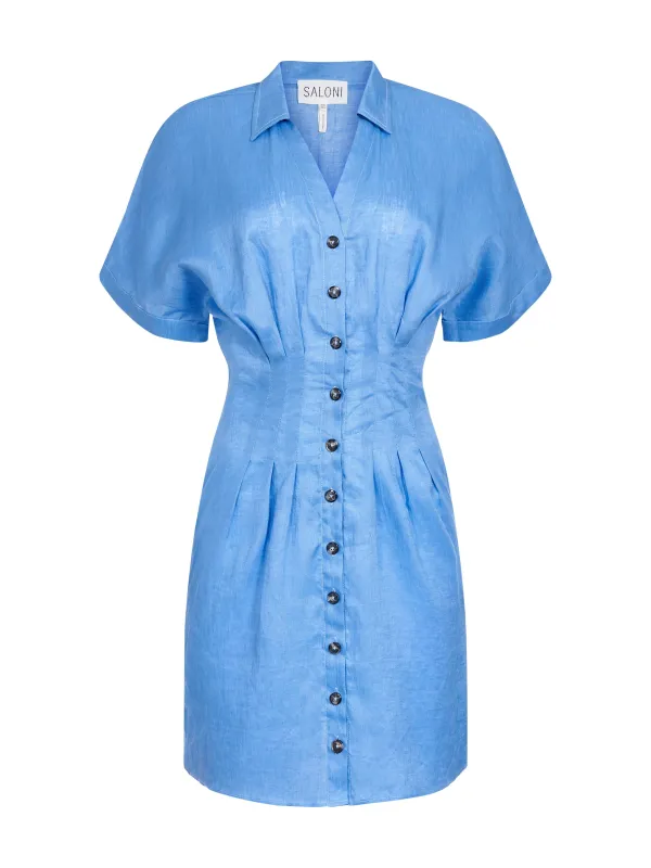 Riya Dress in Riviera sold by SALONI