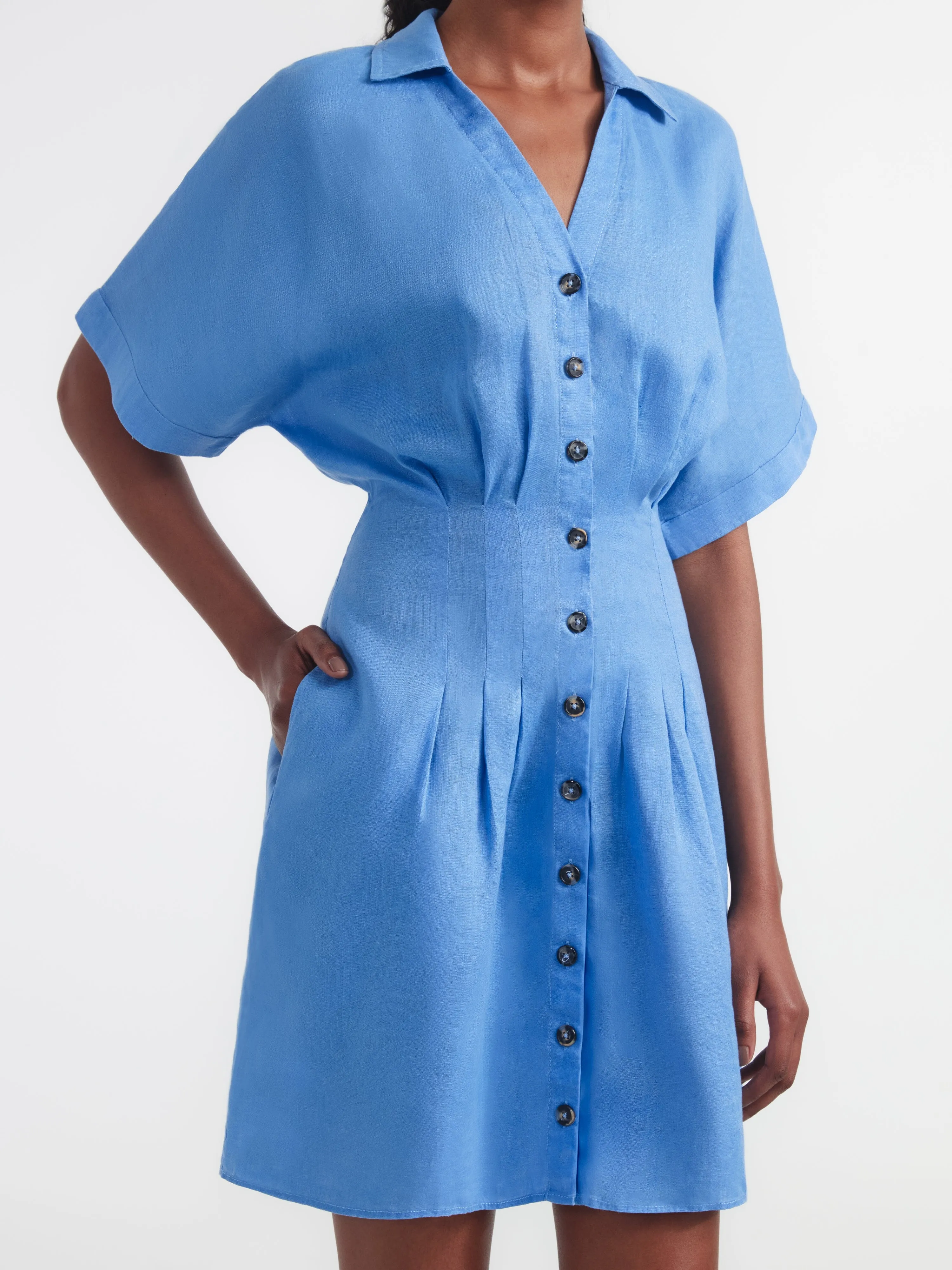 Riya Dress in Riviera sold by SALONI product image thumbnail 5