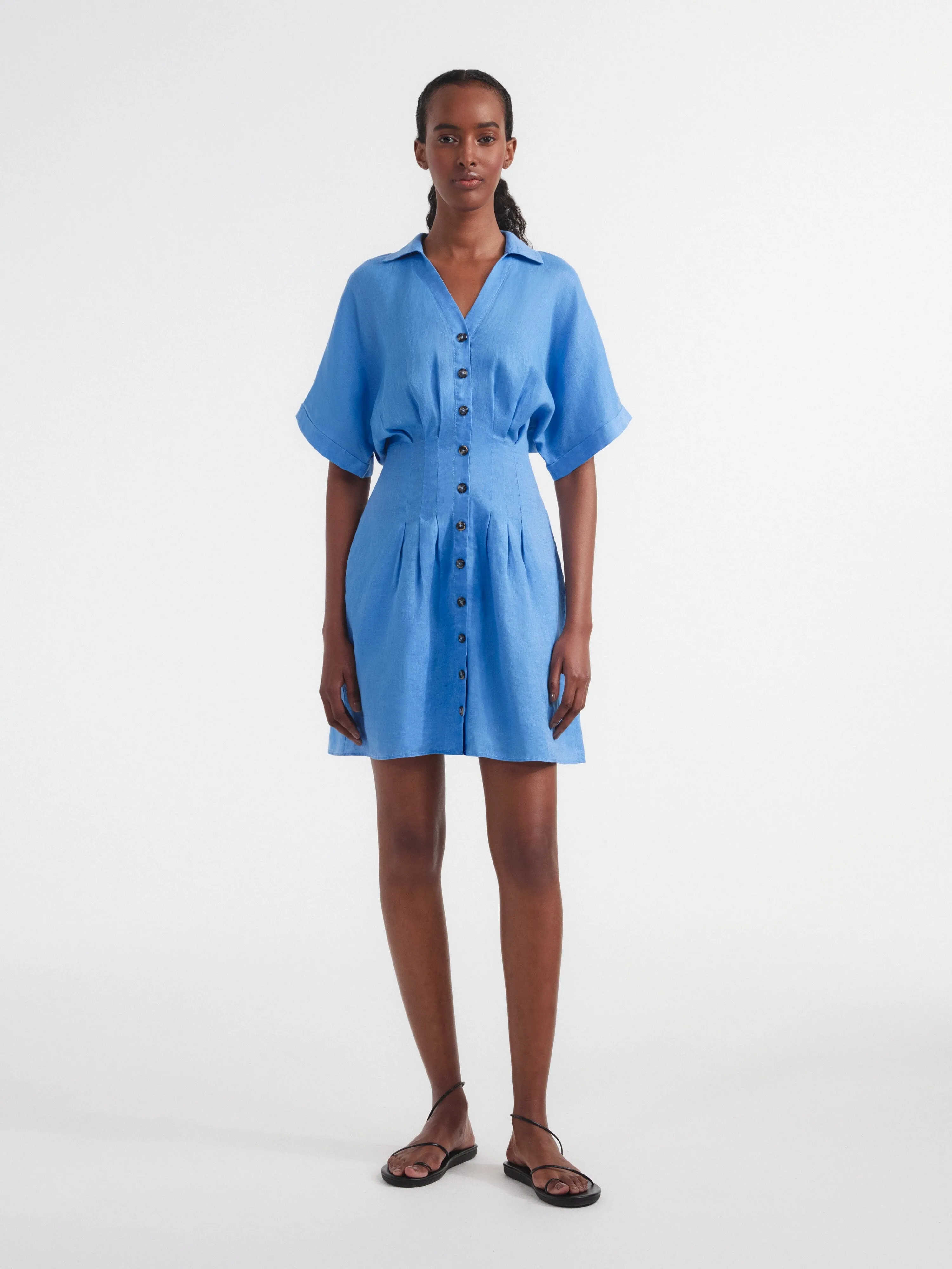 Riya Dress in Riviera sold by SALONI product image thumbnail 2