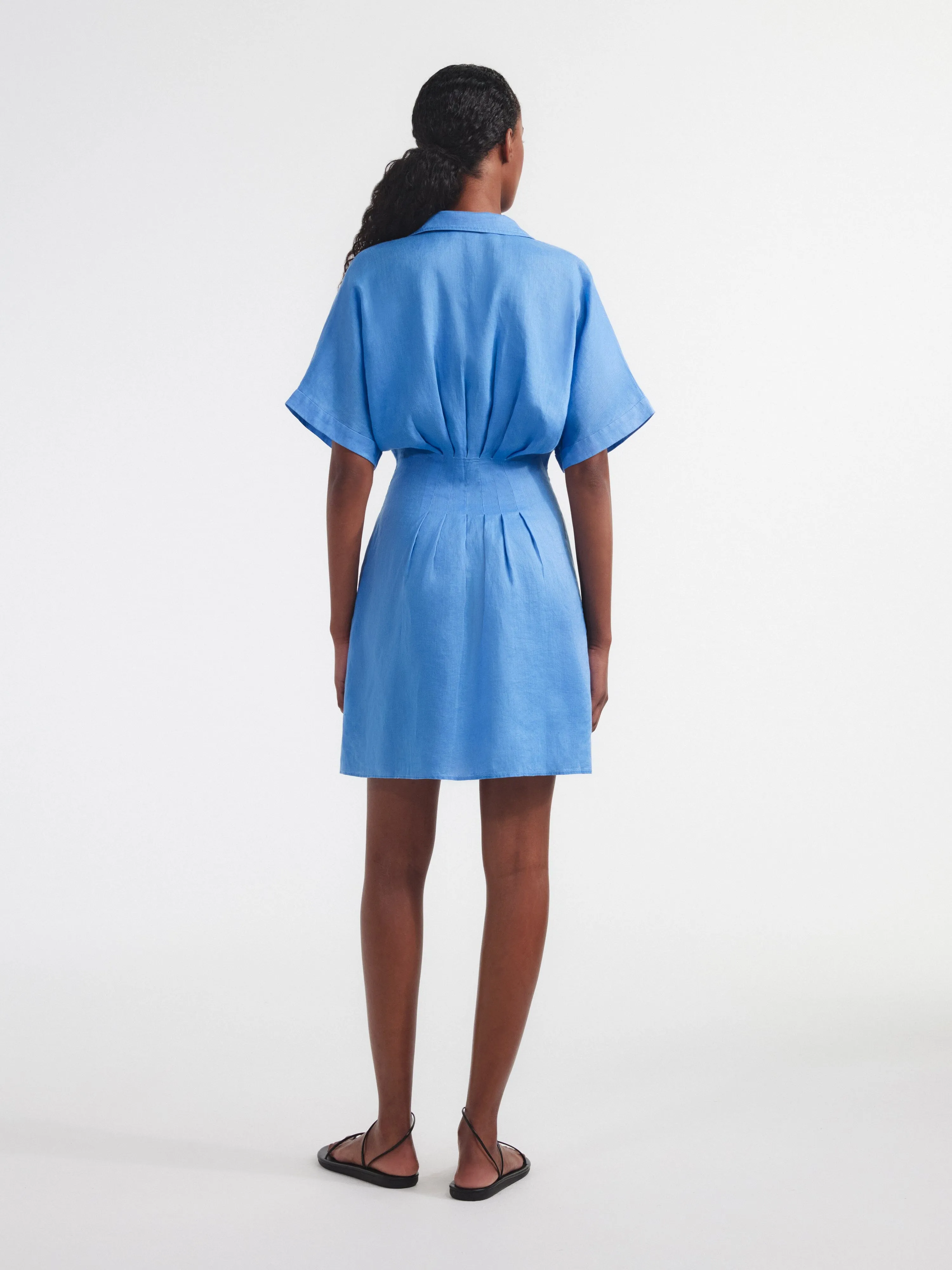 Riya Dress in Riviera sold by SALONI product image thumbnail 4