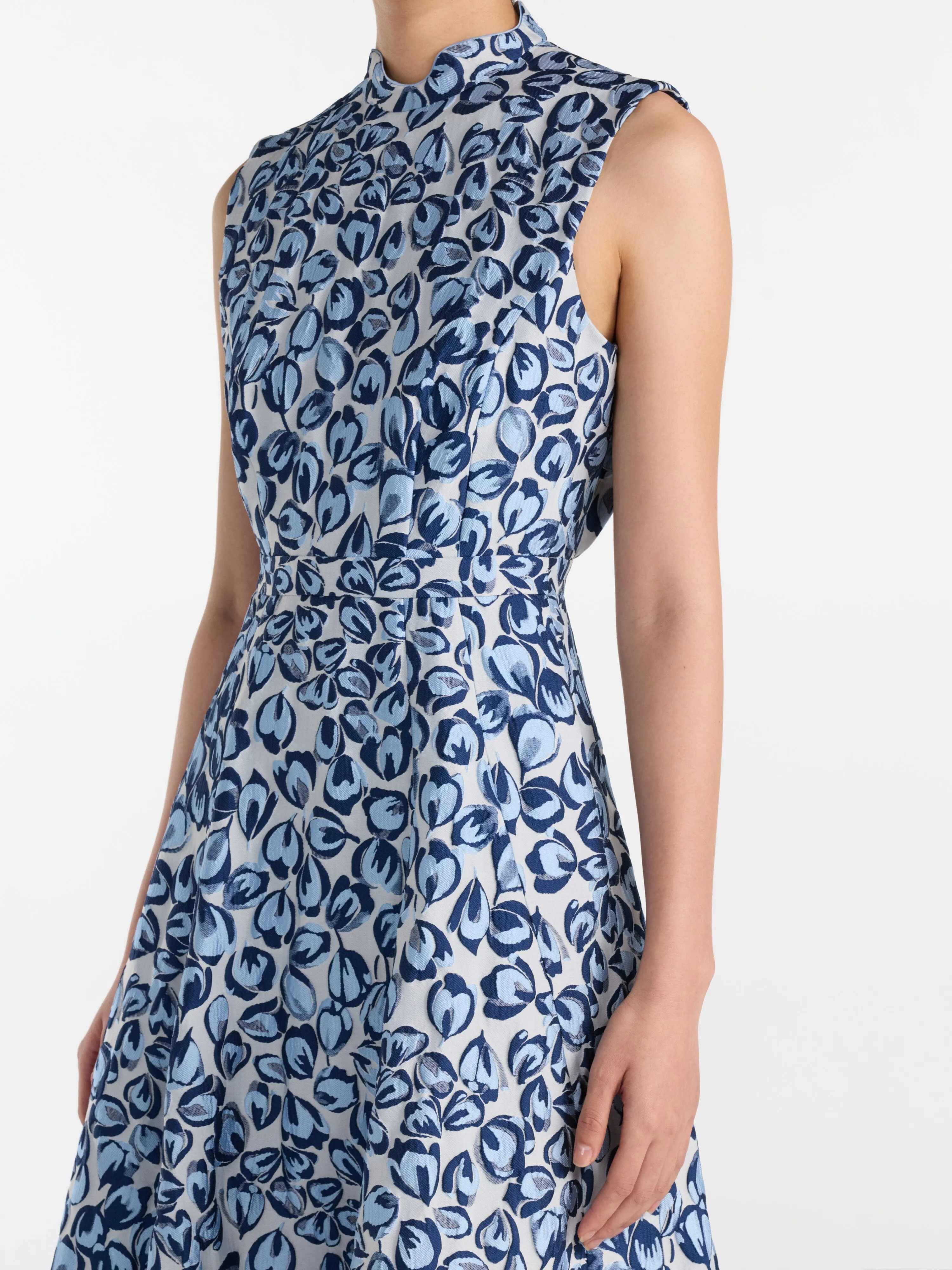 Flora Dress in Porcelain Blues sold by SALONI product image thumbnail 5